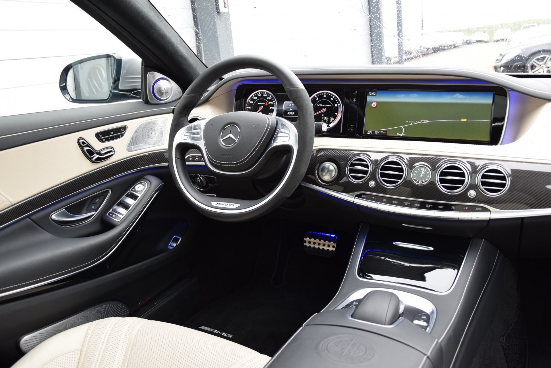 Mercedes-Benz S-Klasse 63 AMG L 4-M Designo Mat / Carbon / Entertainment / Burmester High-End / Drivers Pack Aut7 Foto 6