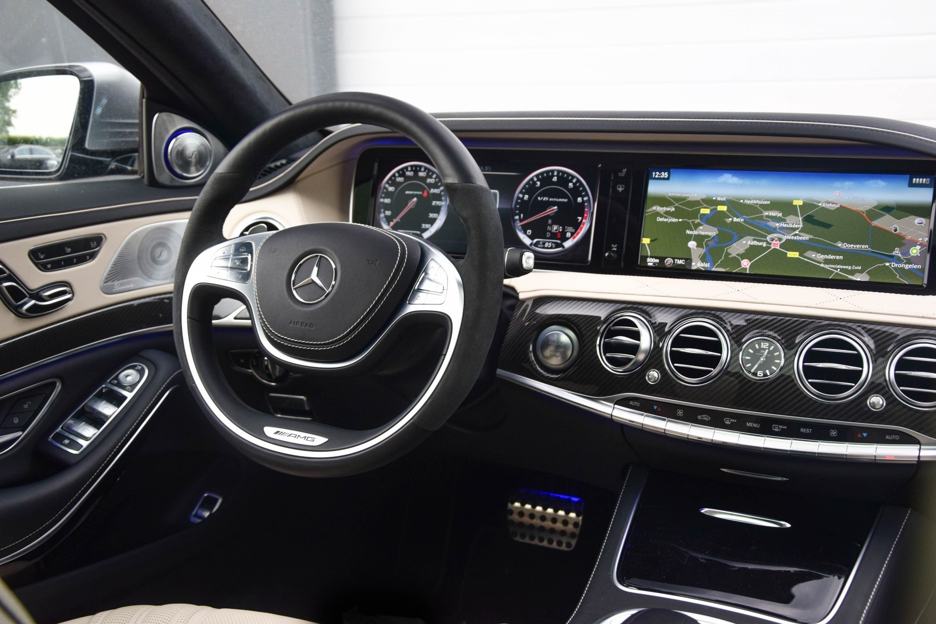 Mercedes-Benz S-Klasse 63 AMG L 4-M Designo Mat / Carbon / Entertainment / Burmester High-End / Drivers Pack Aut7 Foto 6