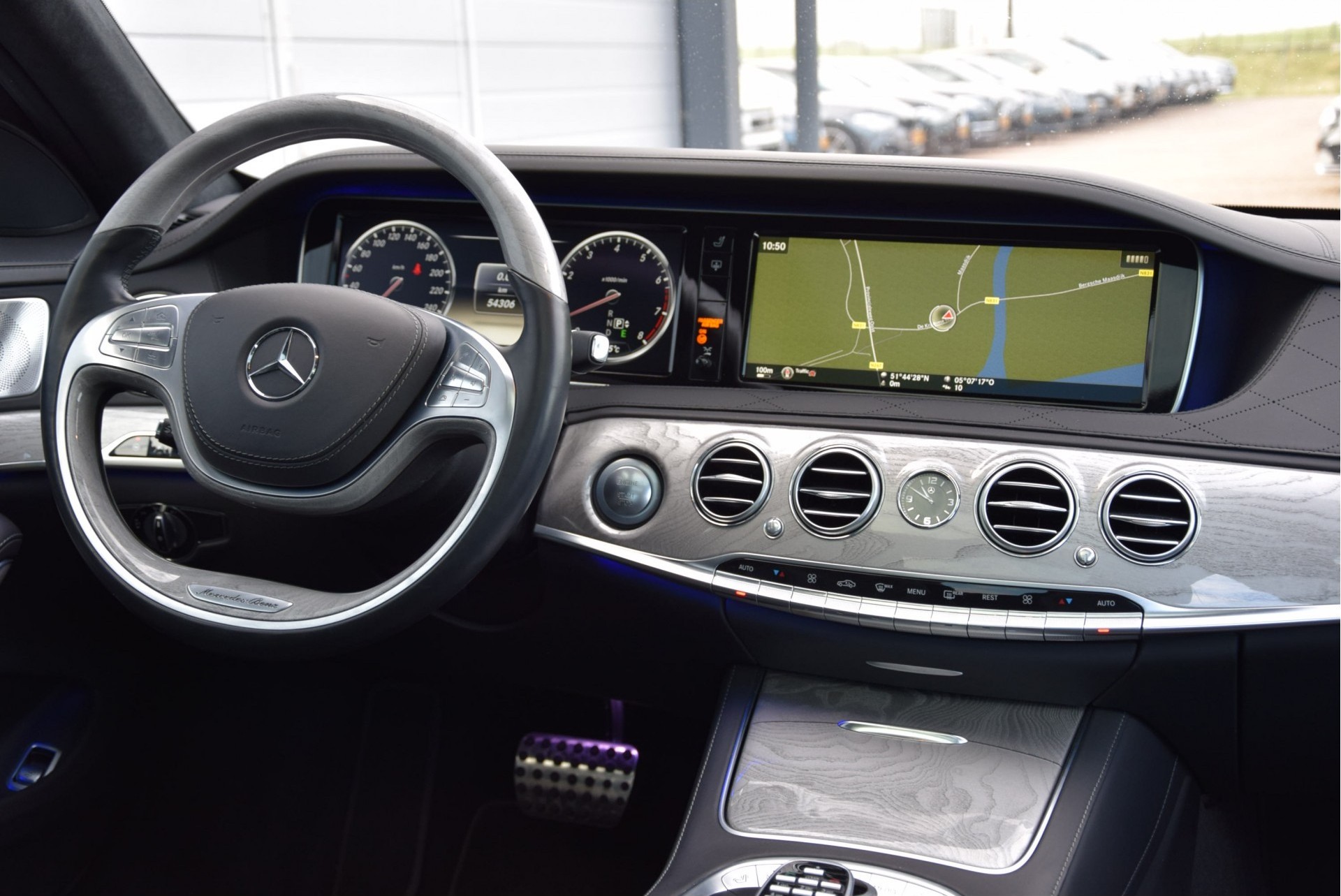 Mercedes-Benz S-Klasse 500 Lang 4M AMG Exclusive Designo Panorama Prestige Plus Aut7 Foto 12