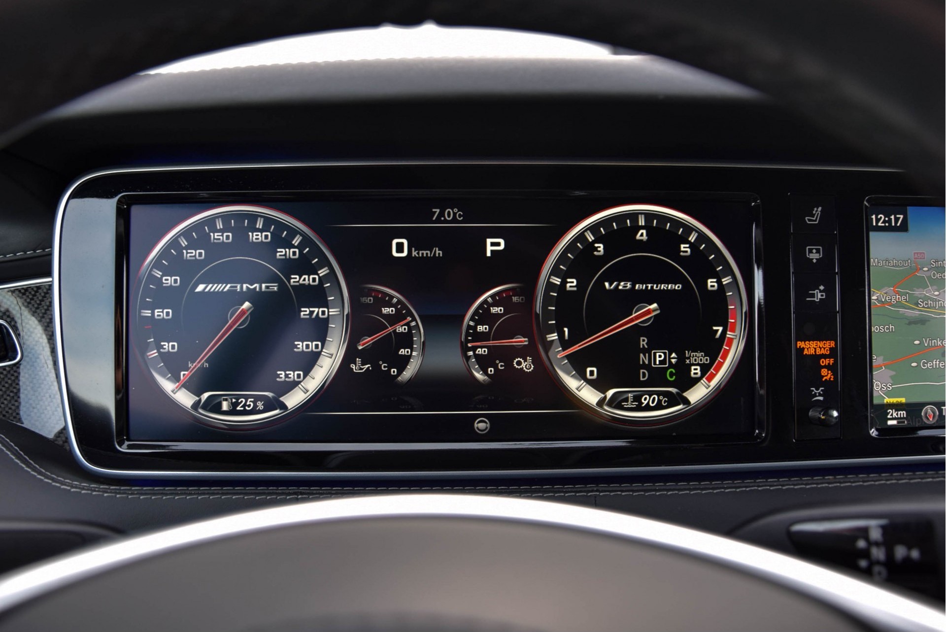 Mercedes-Benz S-Klasse Coupé 63 AMG 4-M Designo Carbon Swarowski Magic Sky Aut7 Foto 12