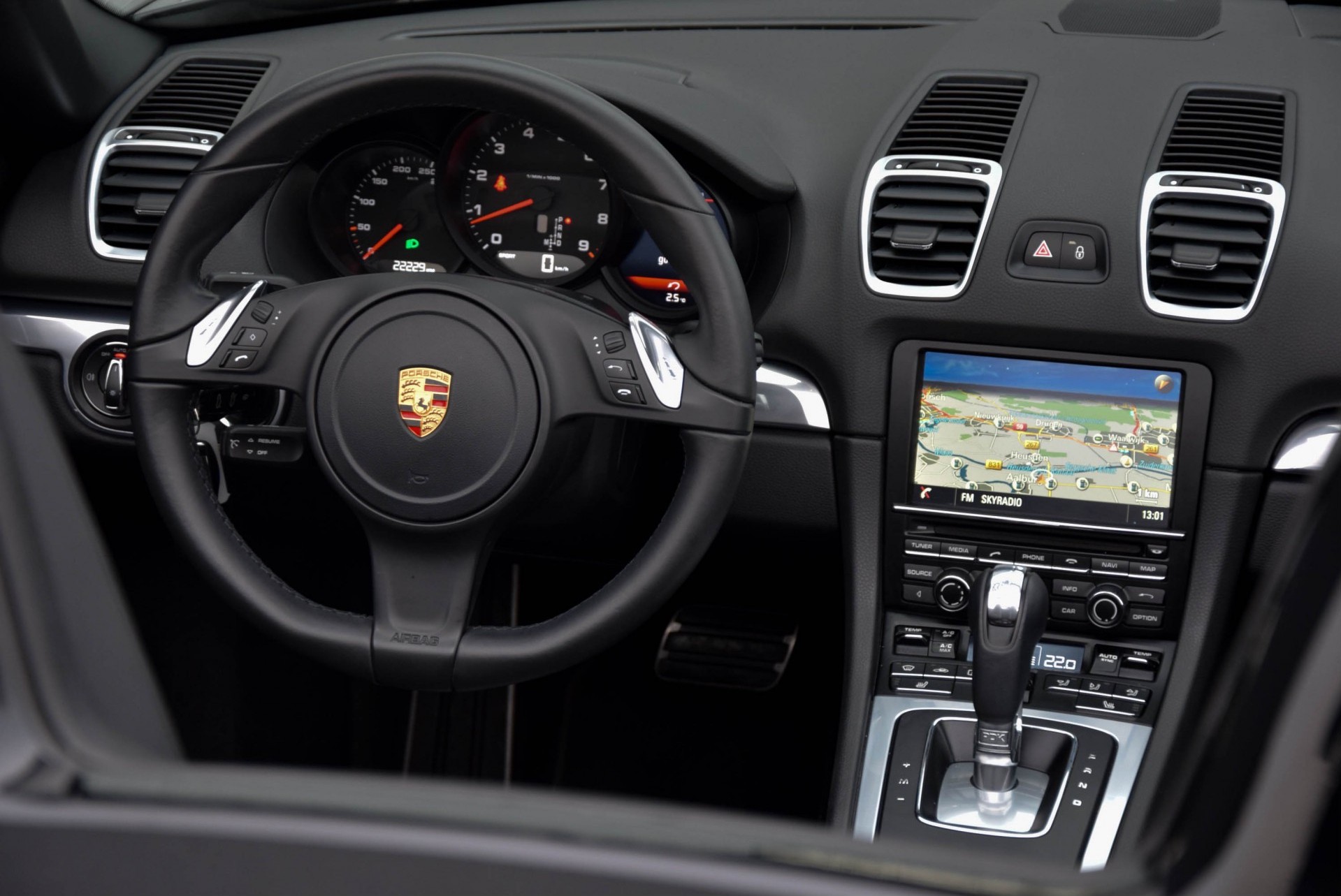 Porsche Boxster 2.7 Black Edition PDK Turbo velgen + sportuitlaat Foto 6