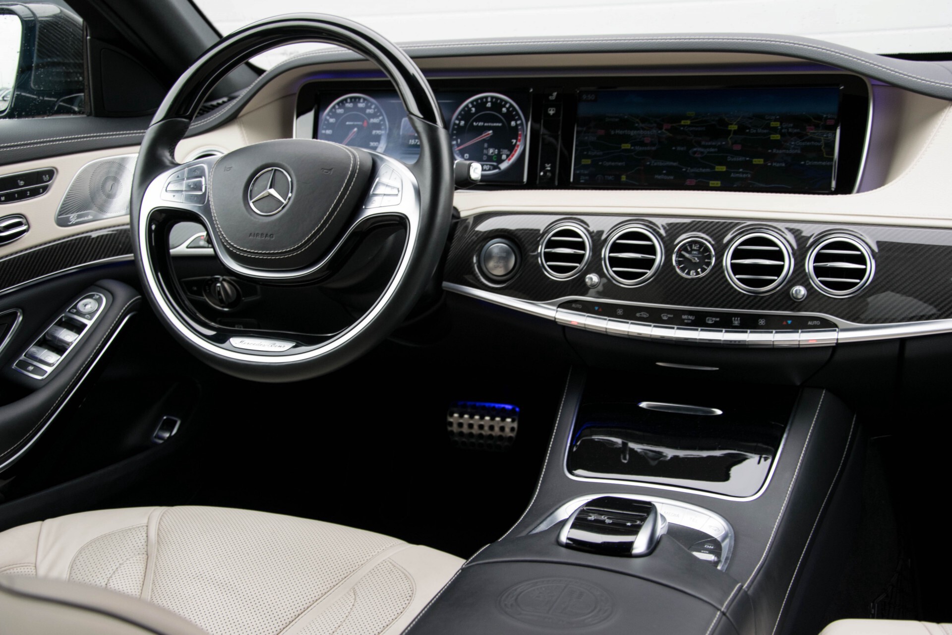 Mercedes-Benz S-Klasse 63 AMG 4-Matic Lang Keramisch/Full carbon/Burmester/Distronic/360/Pano/Head-Up/Keyless Aut7 Foto 6