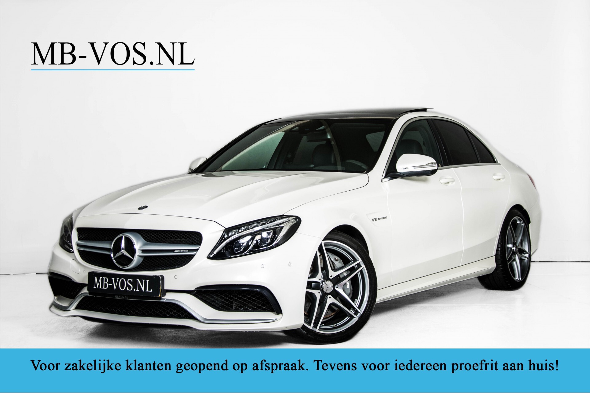 Mercedes-Benz C-Klasse 63 AMG Panorama Nappa/Spoorpakket/Camera/Performance stuur Aut7 Foto 1