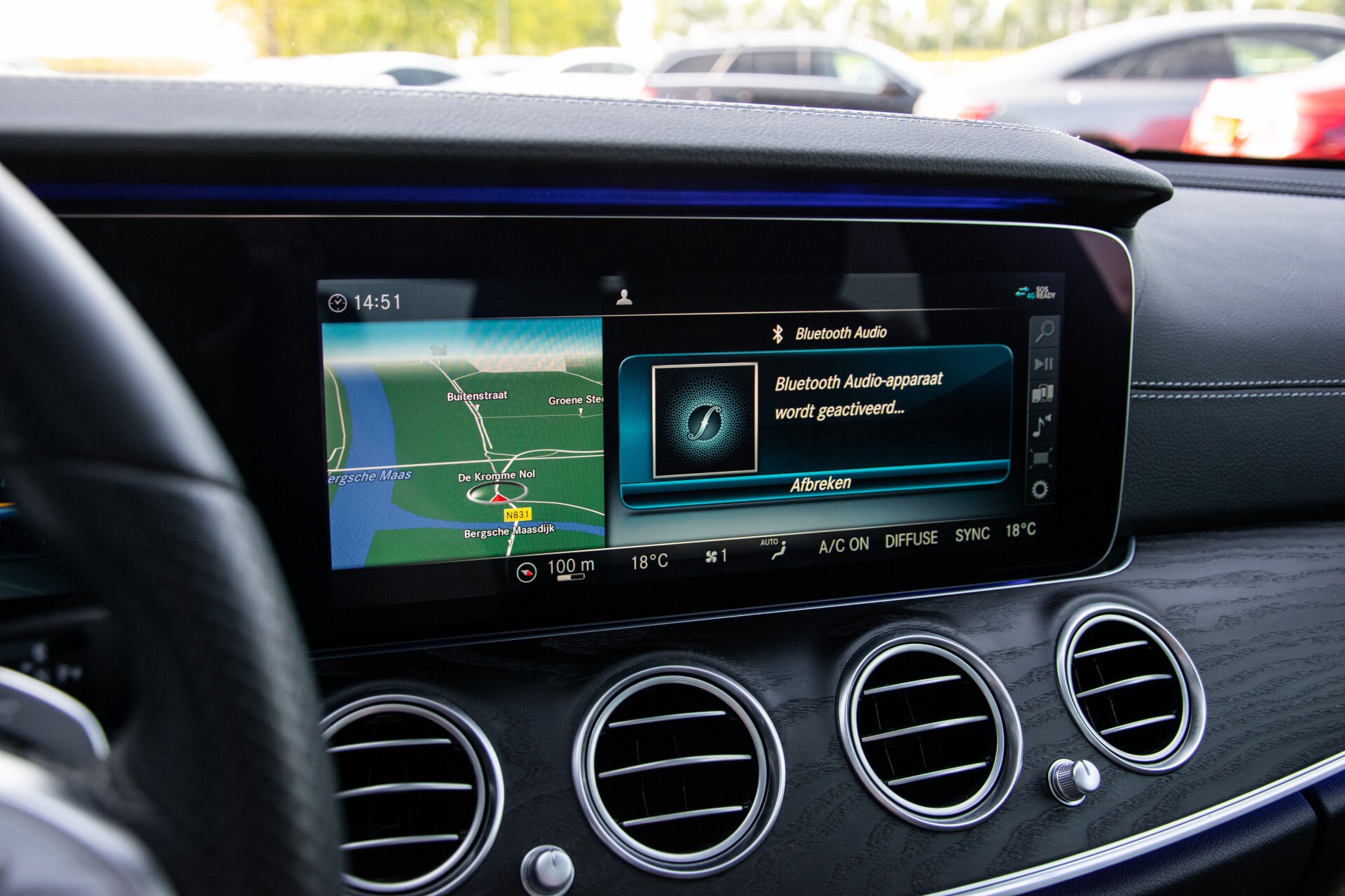 Mercedes-Benz E-Klasse Estate 450 4-M AMG Night Panorama/Rij-assist/Burmester/Mem/360/Widescreen Aut9 Foto 23