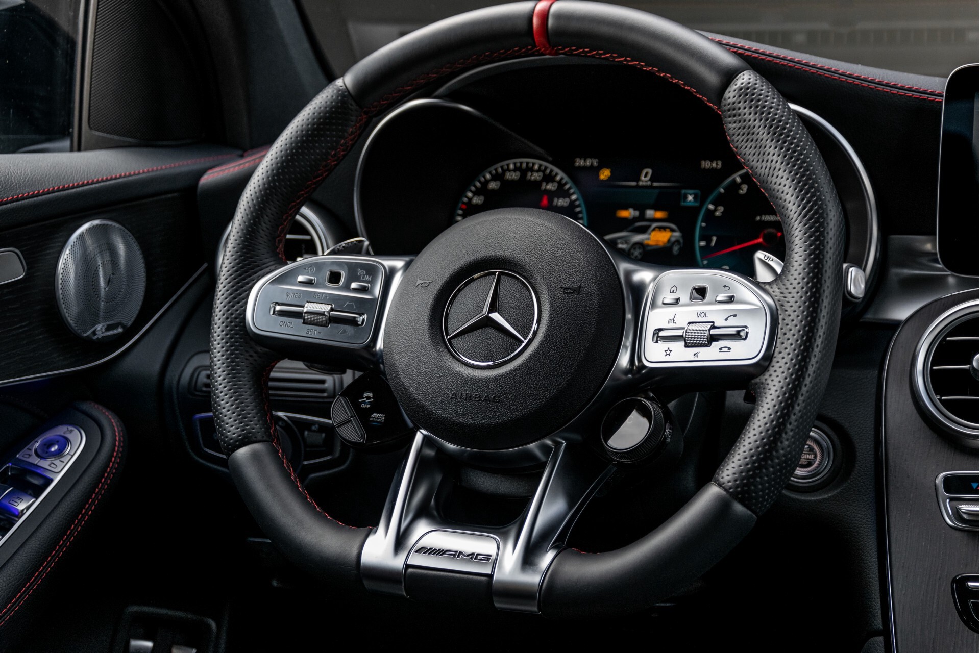 Mercedes-Benz GLC 43 AMG 4-M Night Pano/Sportuitlaat/Keyless/Distronic/Widescreen/MBUX/Trekhaak Aut9 Foto 8