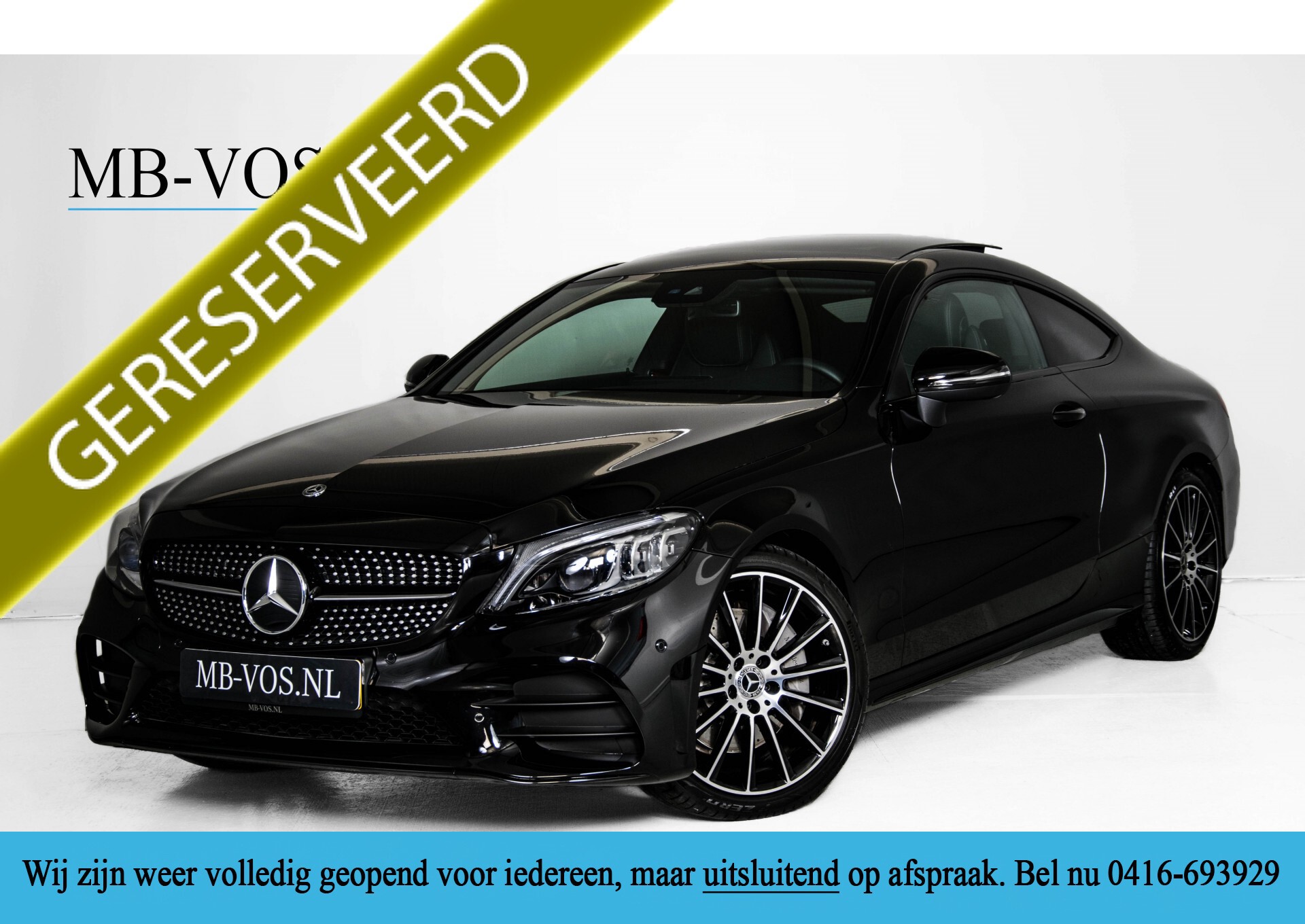 Mercedes-Benz C-Klasse Coupé 300 AMG Night Panorama Burmester/Assistentiepakket/Memory/MBUX/Camera Aut9 Foto 1