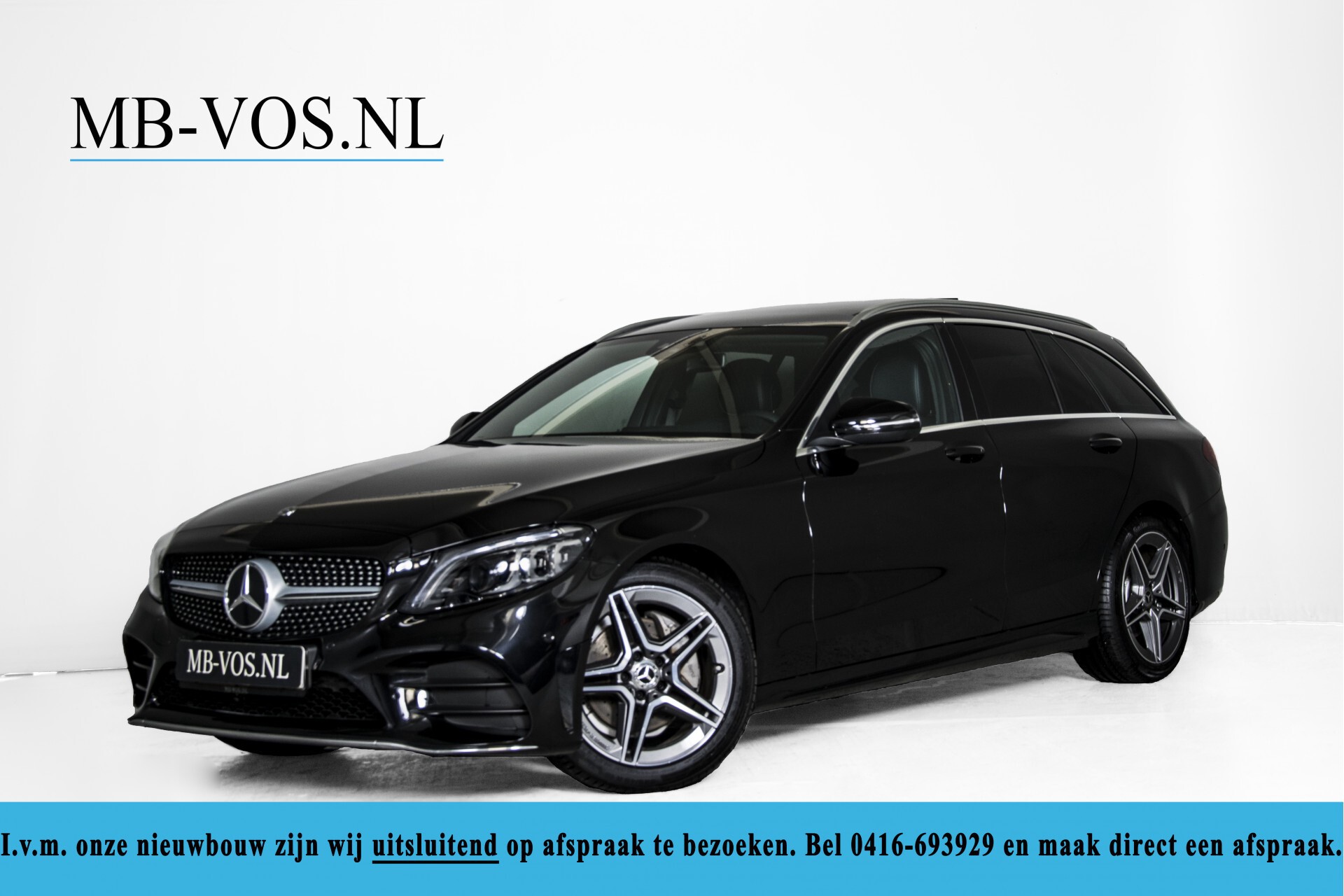 Mercedes-Benz C-Klasse Estate 220 d AMG Panorama/Assistentiepakket/Wegkl-trekhaak/DAB/Ambient/Leer/MULTIBEAM Aut9 Foto 1