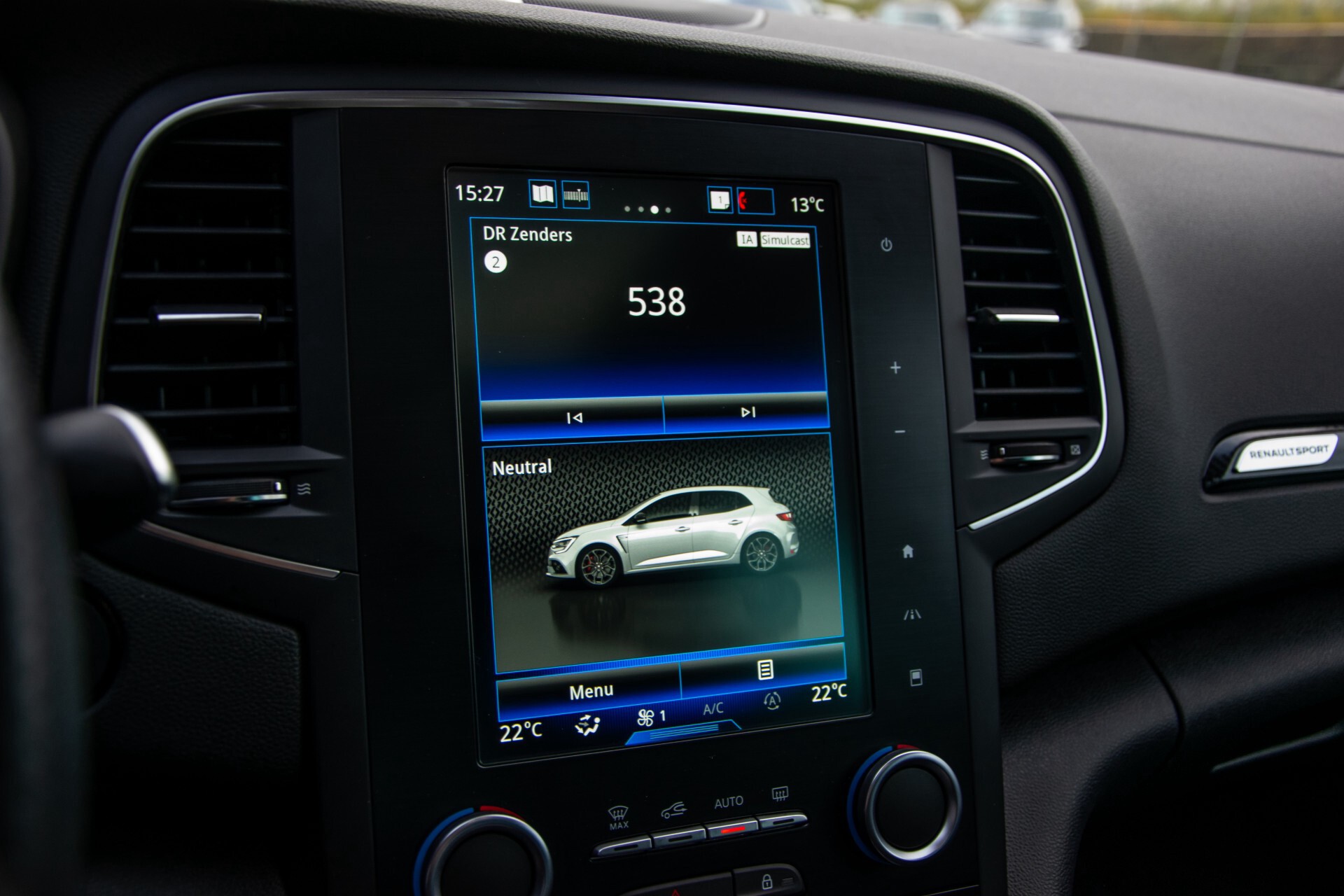 Renault Mégane 1.8 TCe 280 RS 4Control 19"/Milltek uitlaat/extra winterset/schuifdak/camera/Head-Up Aut6 Foto 27