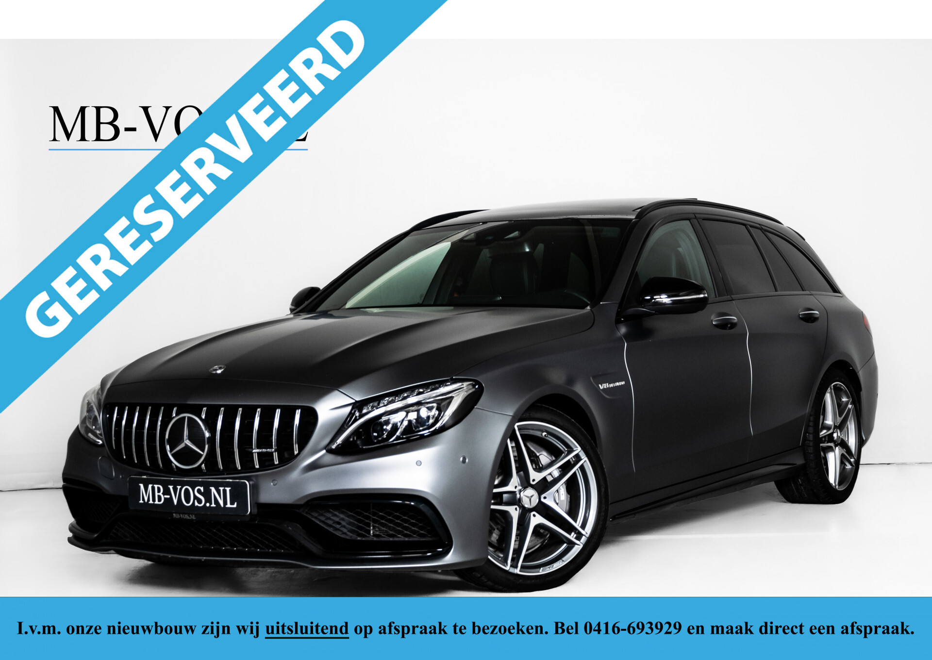 Mercedes-Benz C-Klasse Estate 63 AMG Night Designo | Rij-assistentie | Keyless | Burmester | Panorama Aut7 Foto 1