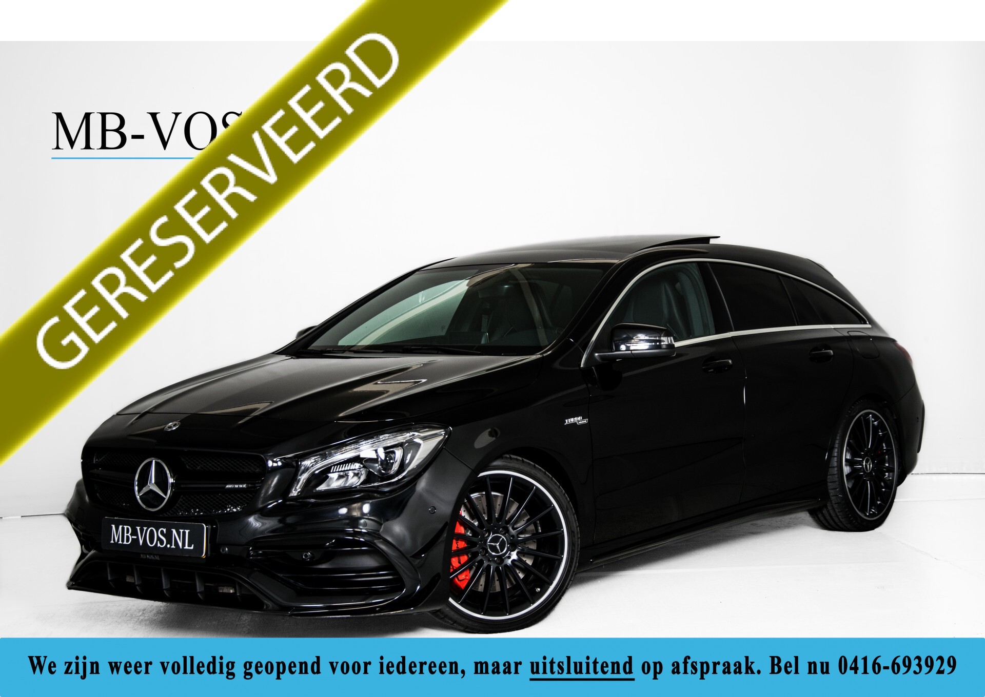 Mercedes-Benz CLA-Klasse Shooting Brake 45 AMG 4-M Performance Stoelen/Uitlaat/19" velgen/Exclusive/Panorama Aut7 Foto 1