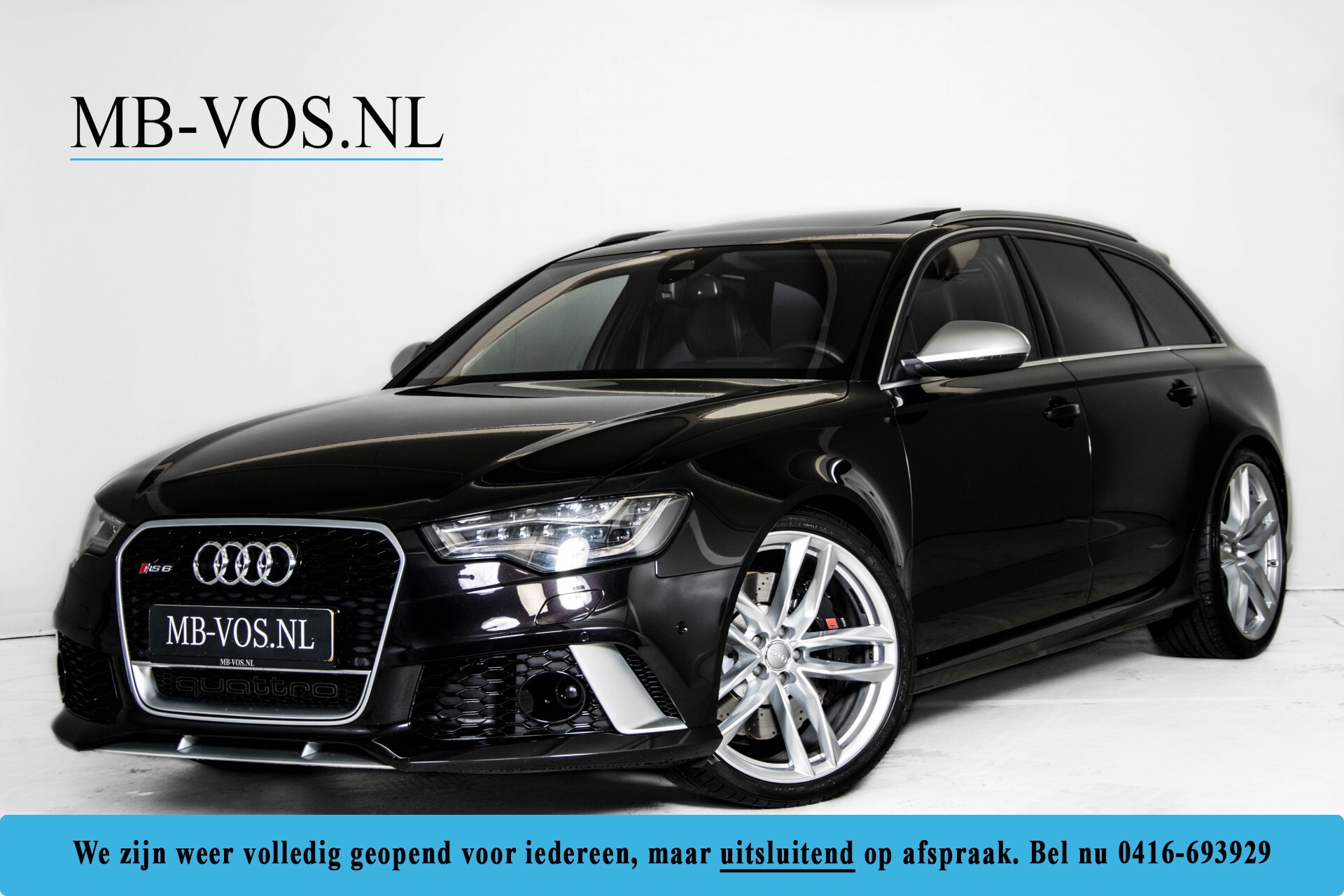 Audi RS6 Avant 4.0 TFSI Quattro B&O/Carbon/Head-Up/Nachtzicht/Exclusive/Camera/Keyless/Pano Aut8 Foto 1