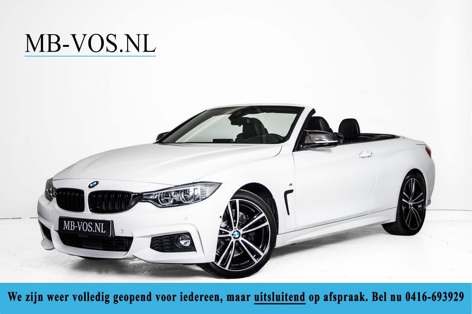 BMW 4 Serie Cabrio 435i M Performance Adaptive Cruise/Comfortacces/HUD/Surround View Aut8 Foto 1