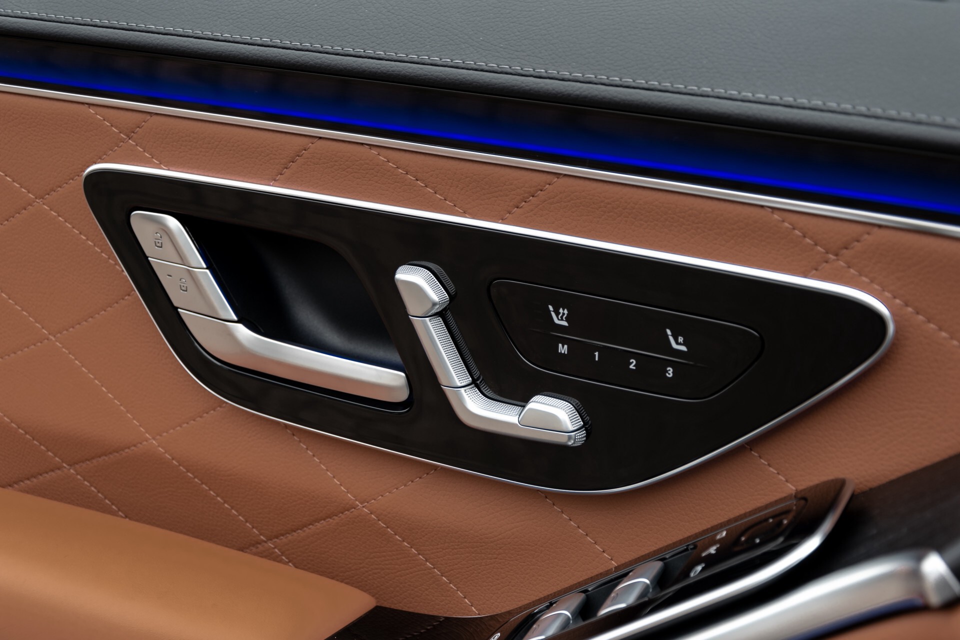 Mercedes-Benz S-Klasse 500 4-M AMG Siennabruin ruitleder/Rij-assistentiepakket/Keyless/Burmester Aut9 Foto 15