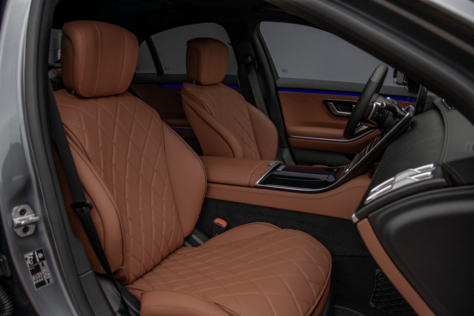 Mercedes-Benz S-Klasse 500 4-M AMG Siennabruin ruitleder/Rij-assistentiepakket/Keyless/Burmester Aut9 Foto 3