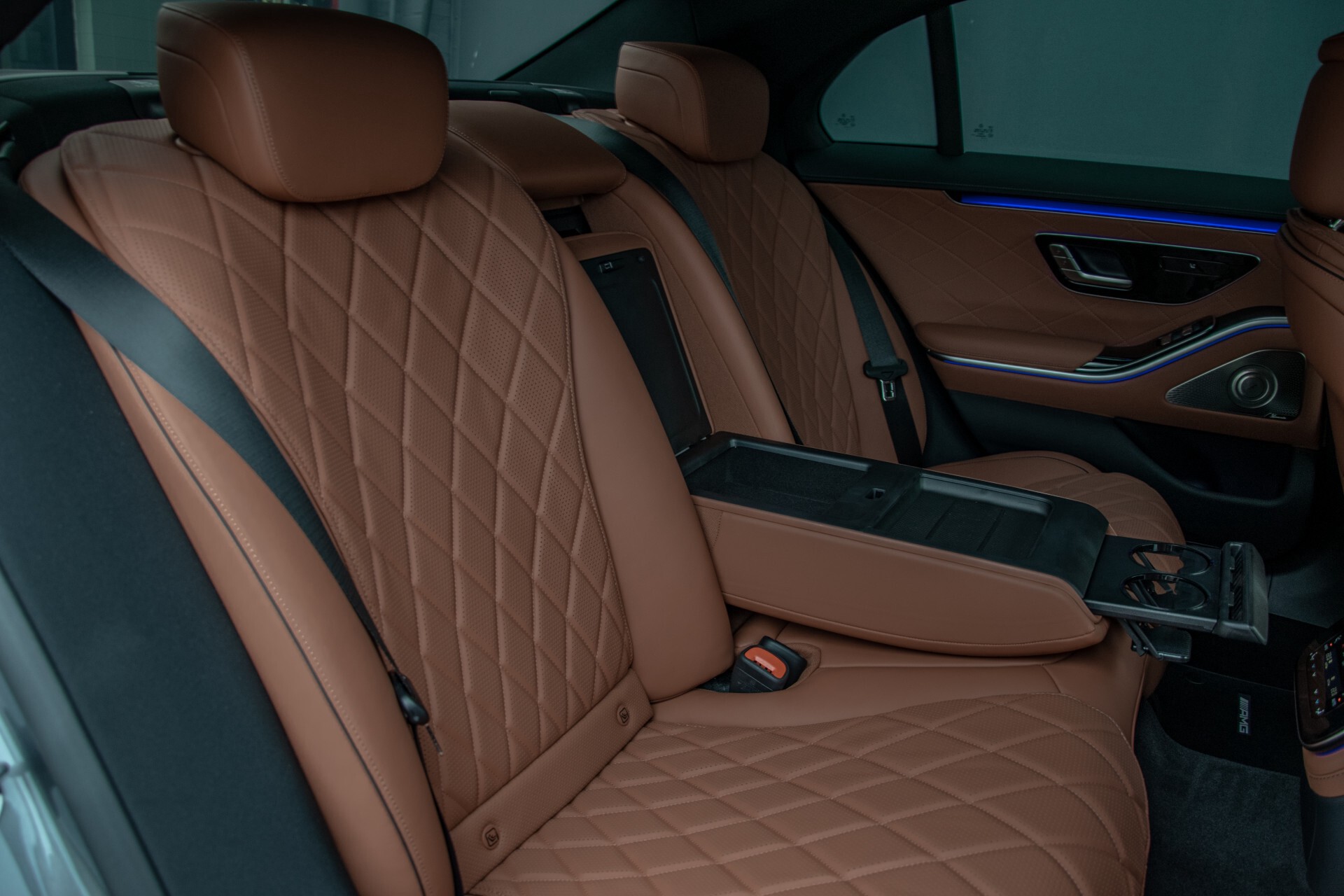 Mercedes-Benz S-Klasse 500 4-M AMG Siennabruin ruitleder/Rij-assistentiepakket/Keyless/Burmester Aut9 Foto 4