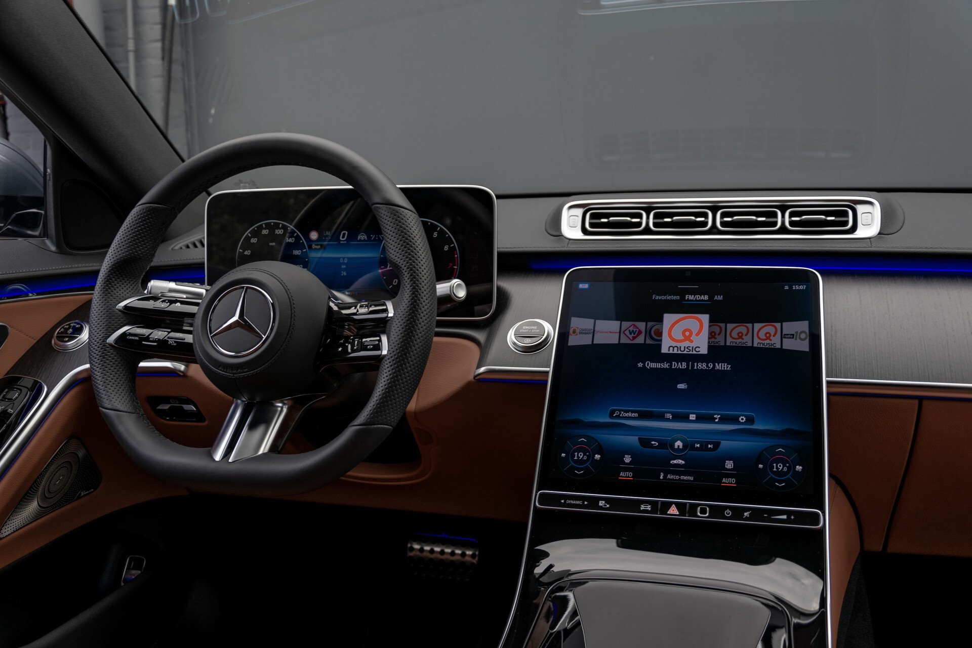 Mercedes-Benz S-Klasse 500 4-M AMG Siennabruin ruitleder/Rij-assistentiepakket/Keyless/Burmester Aut9 Foto 5