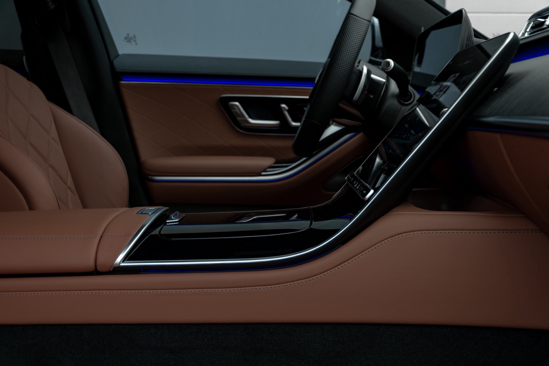 Mercedes-Benz S-Klasse 500 4-M AMG Siennabruin ruitleder/Rij-assistentiepakket/Keyless/Burmester Aut9 Foto 57