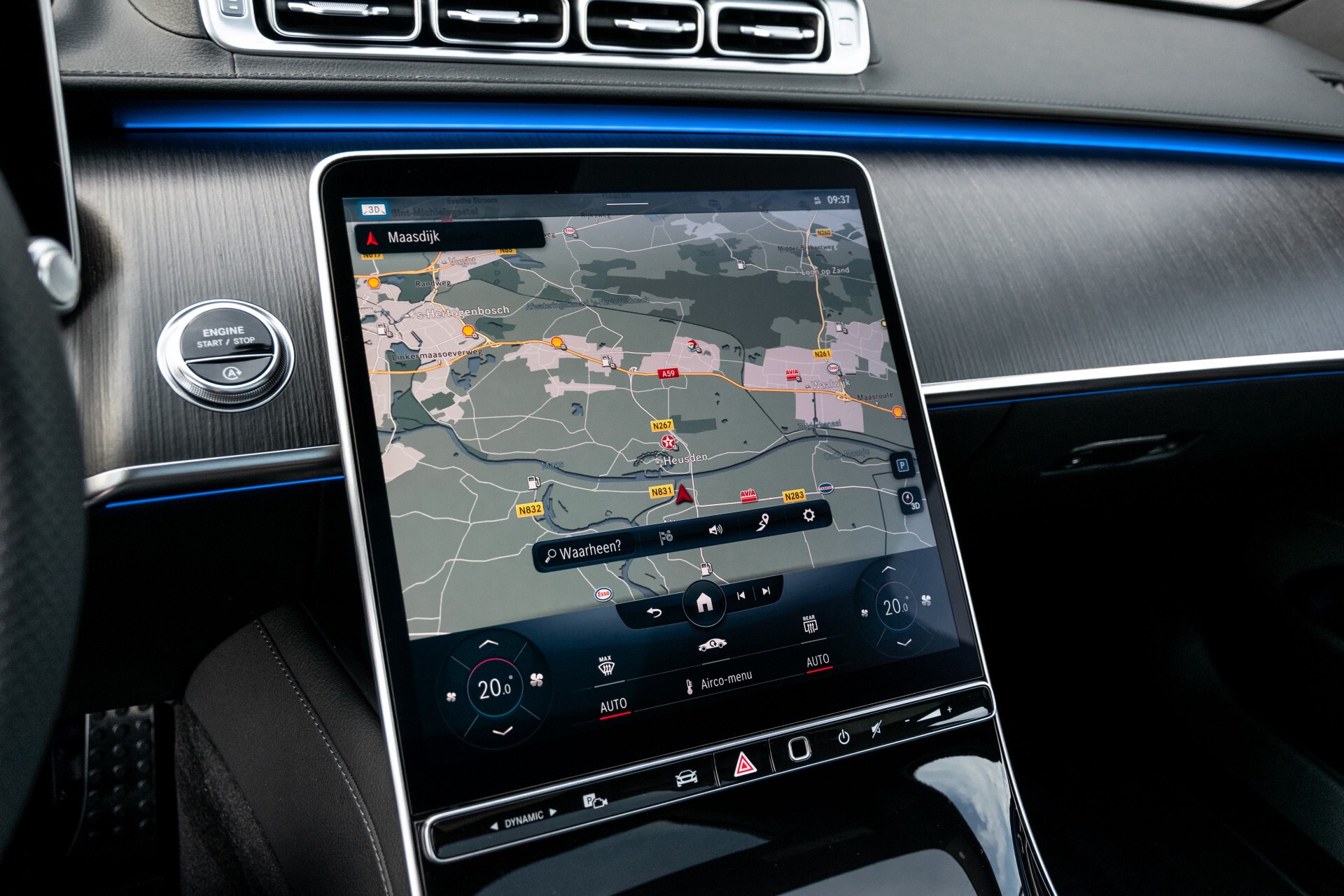 Mercedes-Benz S-Klasse 400d Lang 4-M AMG Premium Plus 21"/Massage/Head-Up/Digital Light/Ruitleder Aut9 Foto 23