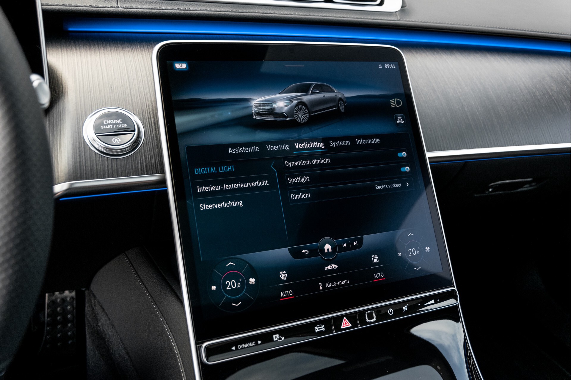 Mercedes-Benz S-Klasse 400d Lang 4-M AMG Premium Plus 21"/Massage/Head-Up/Digital Light/Ruitleder Aut9 Foto 53