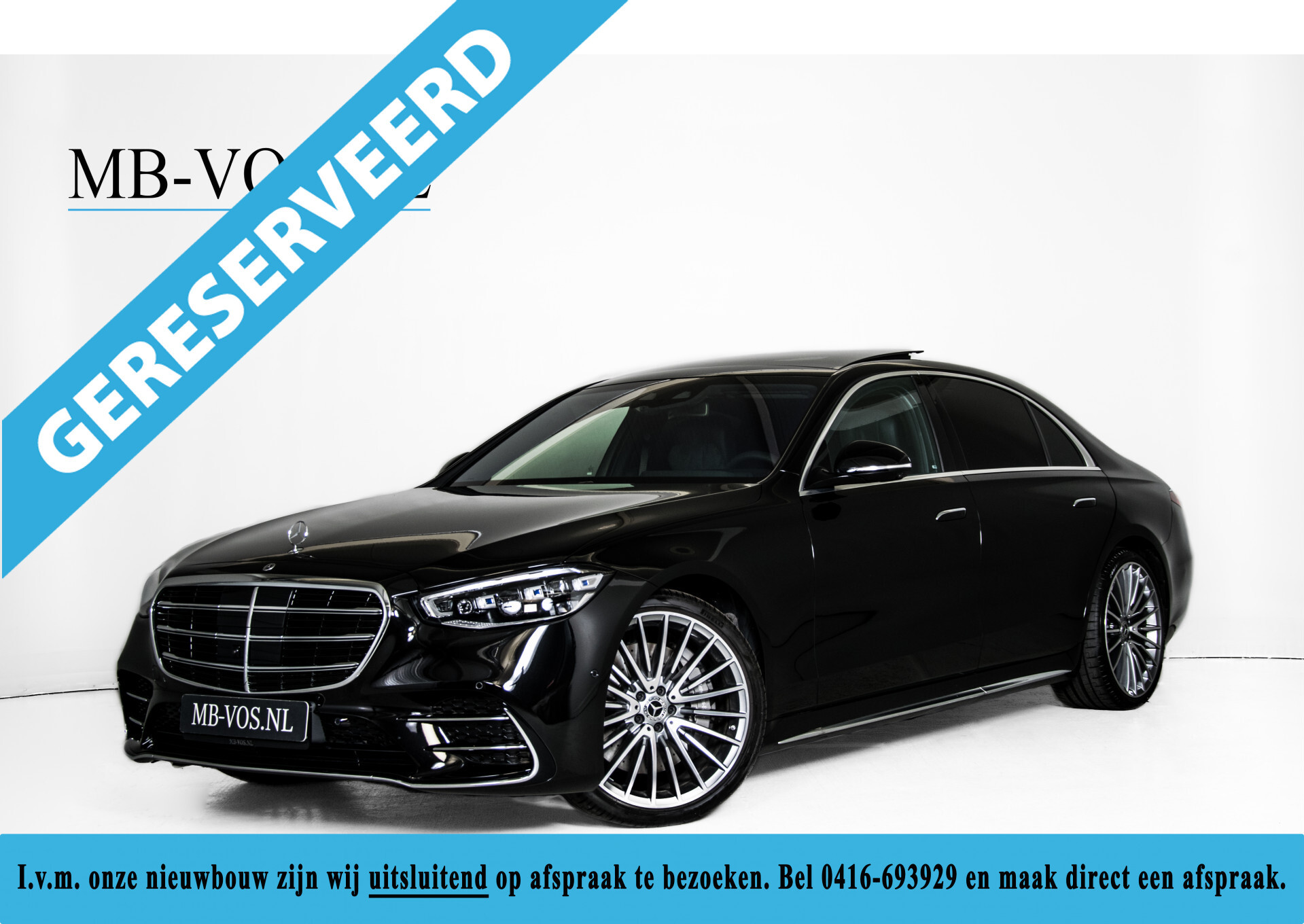 Mercedes-Benz S-Klasse 400d Lang 4-M AMG Premium Plus 21" | Massage | Head-Up | Digital Light | Ruitleder Aut9 Foto 1