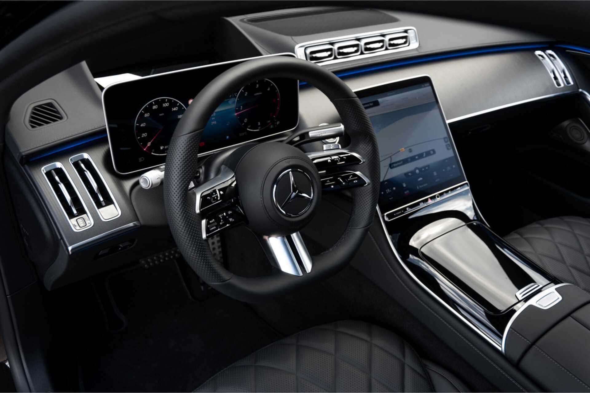 Mercedes-Benz S-Klasse 400d Lang 4-M AMG Premium Plus 21" | Massage | Head-Up | Digital Light | Ruitleder Aut9 Foto 30