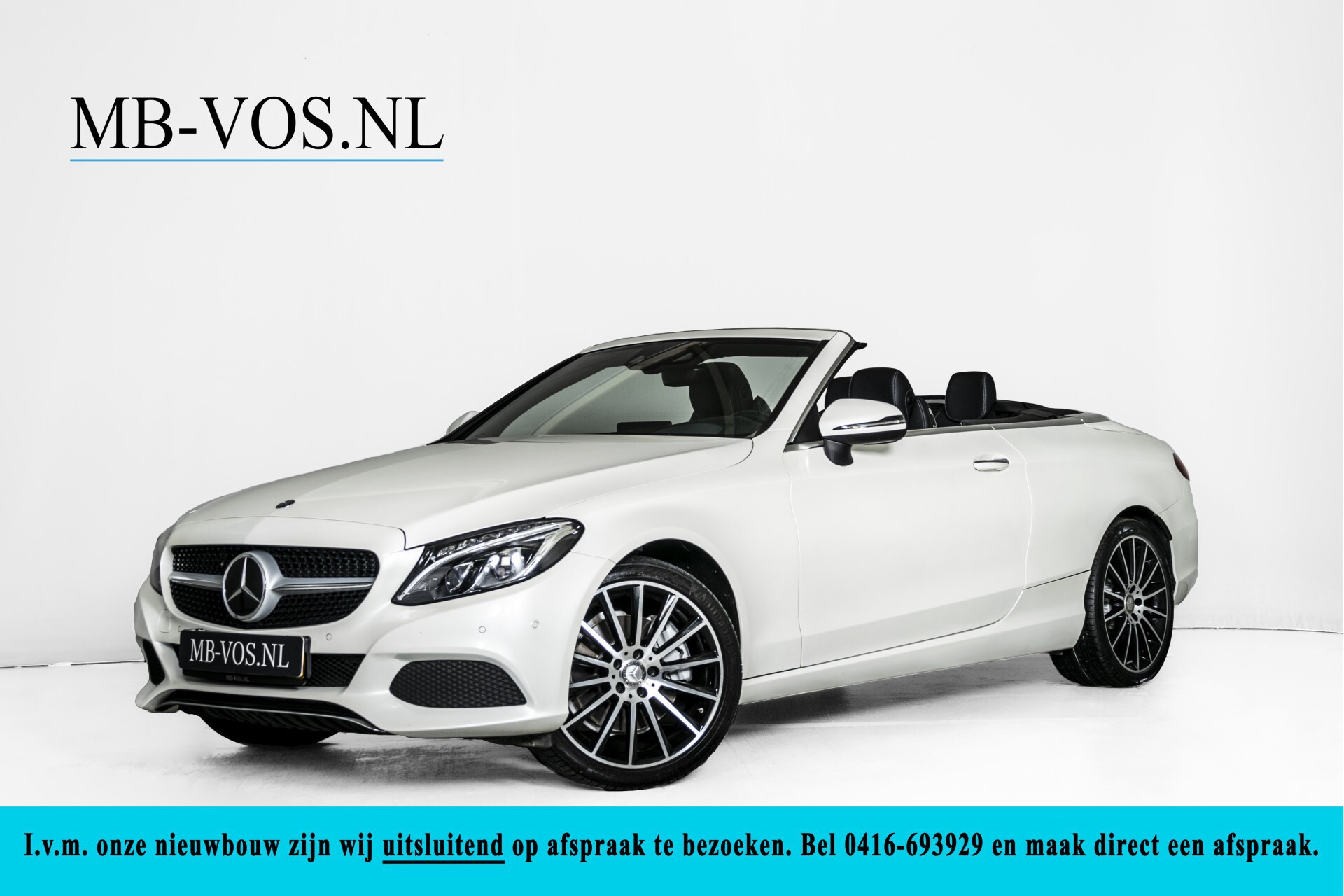 Mercedes-Benz C-Klasse Cabrio 250 Luchtvering/Distronic/Keyless/AMG/HUD/Mem/TV/Comand Aut9 Foto 1
