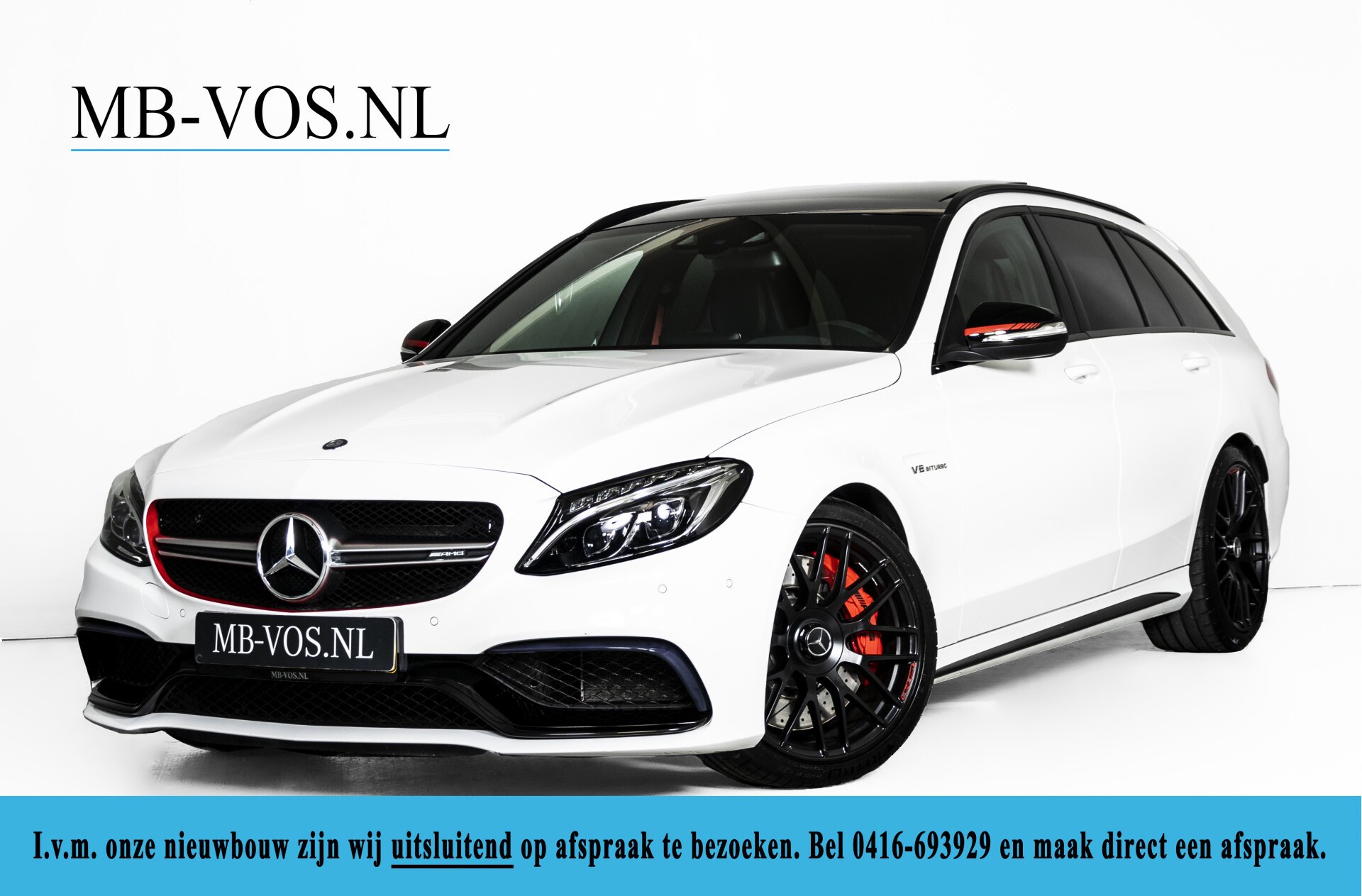 Mercedes-Benz C-Klasse Estate 63 AMG S Edition 1 Drivers Package/HUD/Burmester/Panorama/Performance uitlaat/Camera/Mem Aut7 Foto 1
