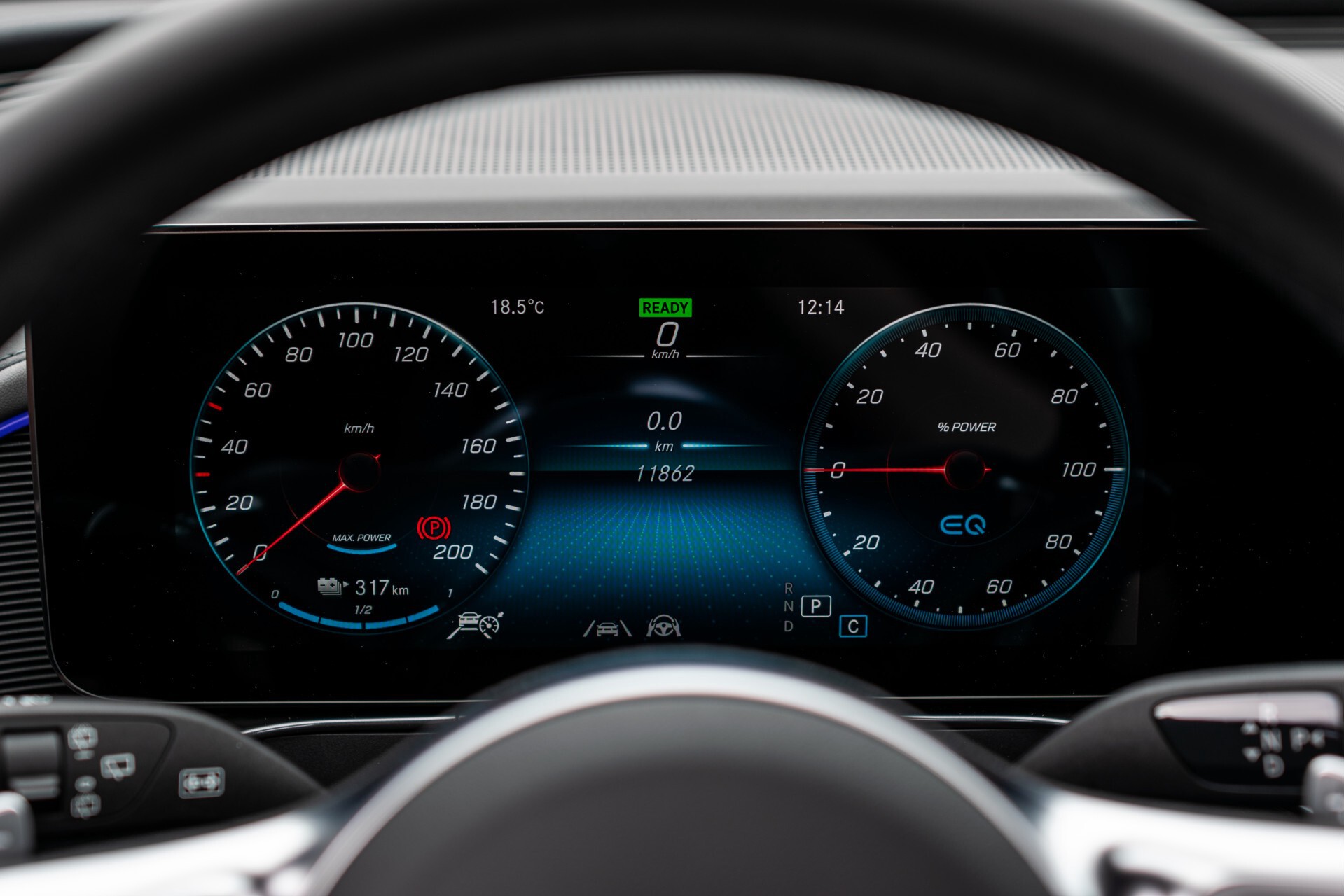 Mercedes-Benz EQC 400 4M AMG Rij-assistentie | Schuifdak | Burmester | 21"AMG | Treeplanken Foto 9