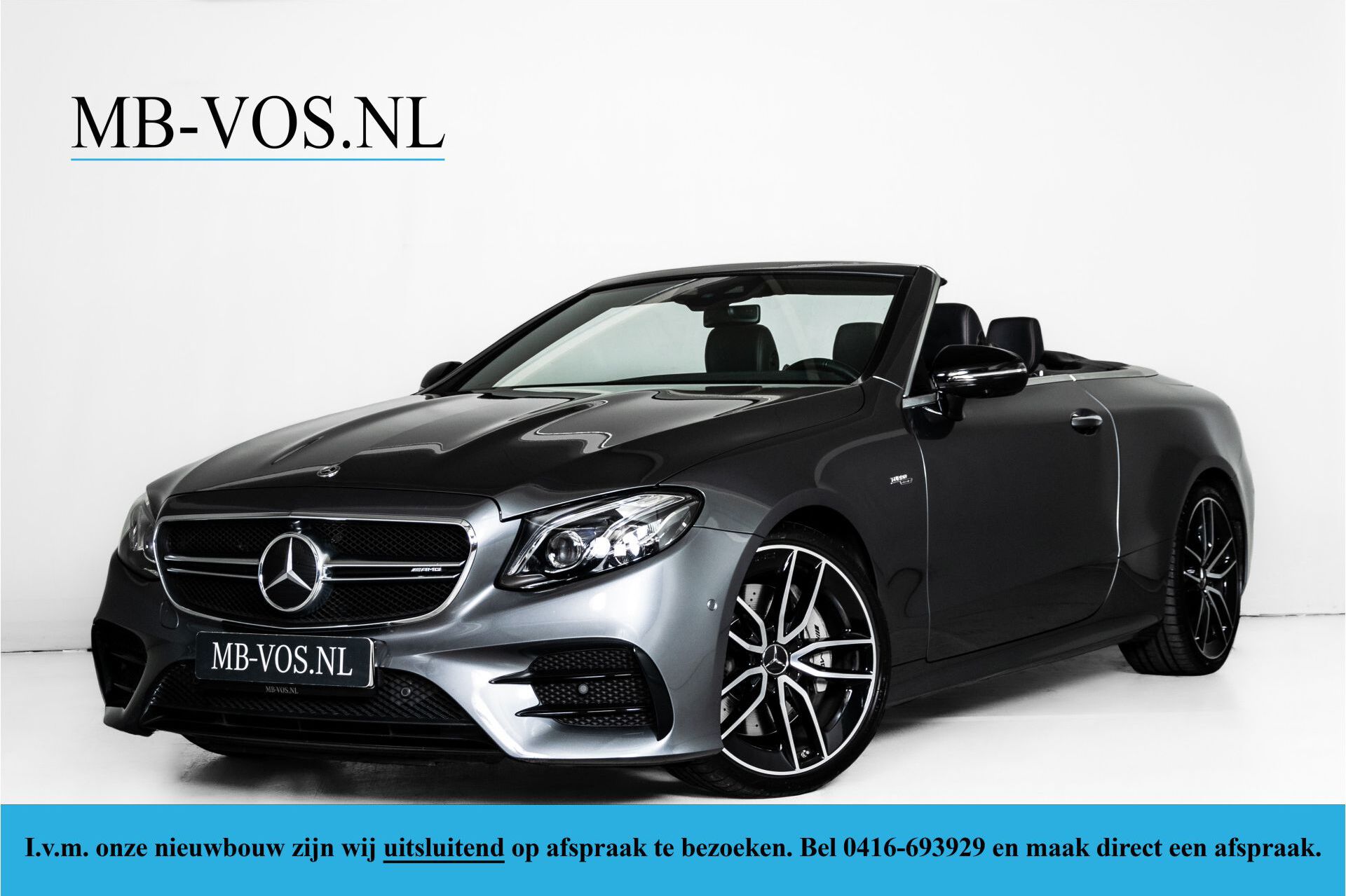 Mercedes-Benz E-Klasse Cabrio 53 AMG 4-M Night | Massage | Rij-assistentie | Keyless | HUD | Burmester | Standkachel Aut9 Foto 1