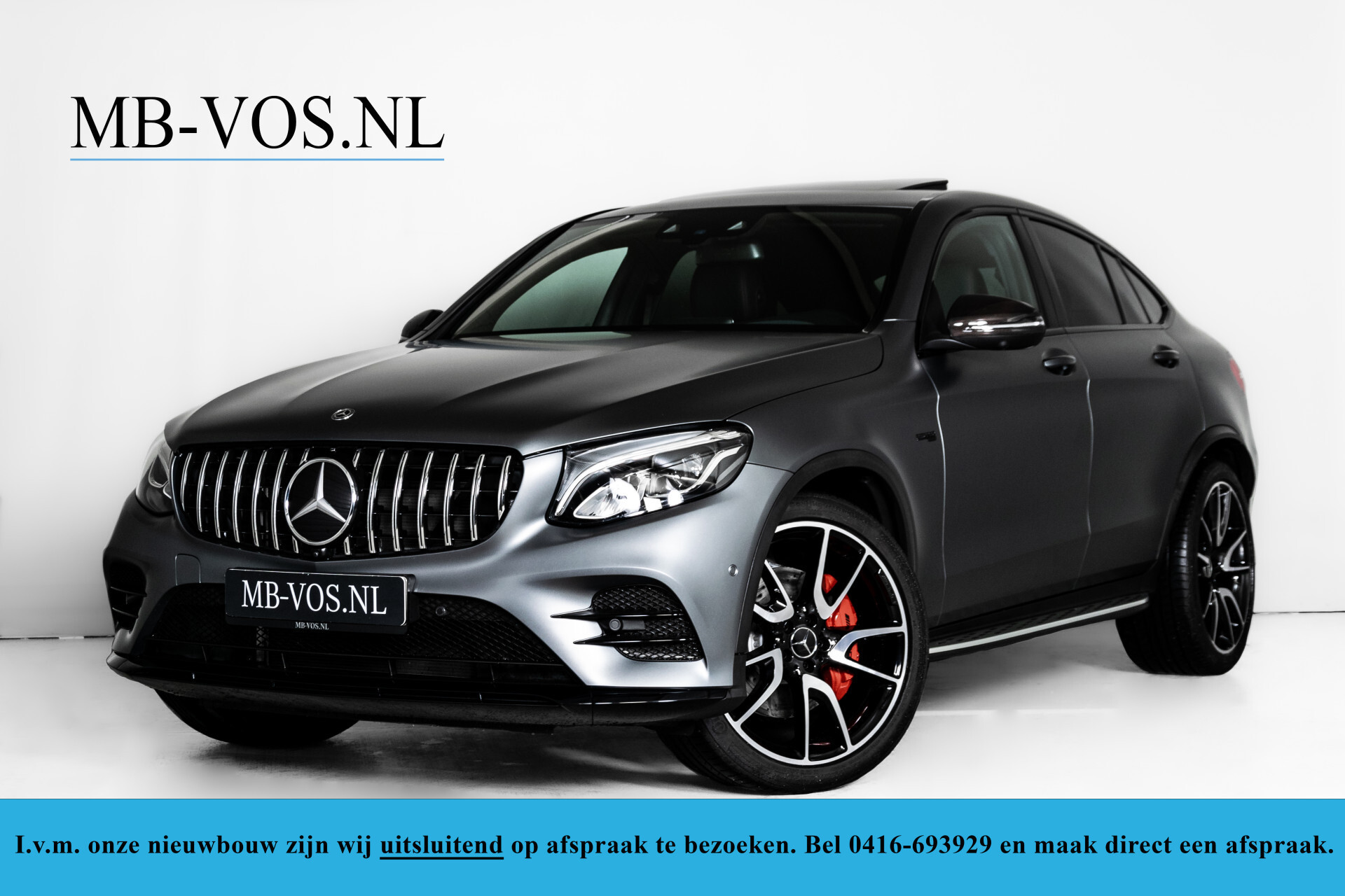 Mercedes-Benz GLC Coupé 43 AMG 4-M Carbon | Designo lak | Distronic | Keyless | Burmester | HUD | Stoelventilatie | 21" Foto 1