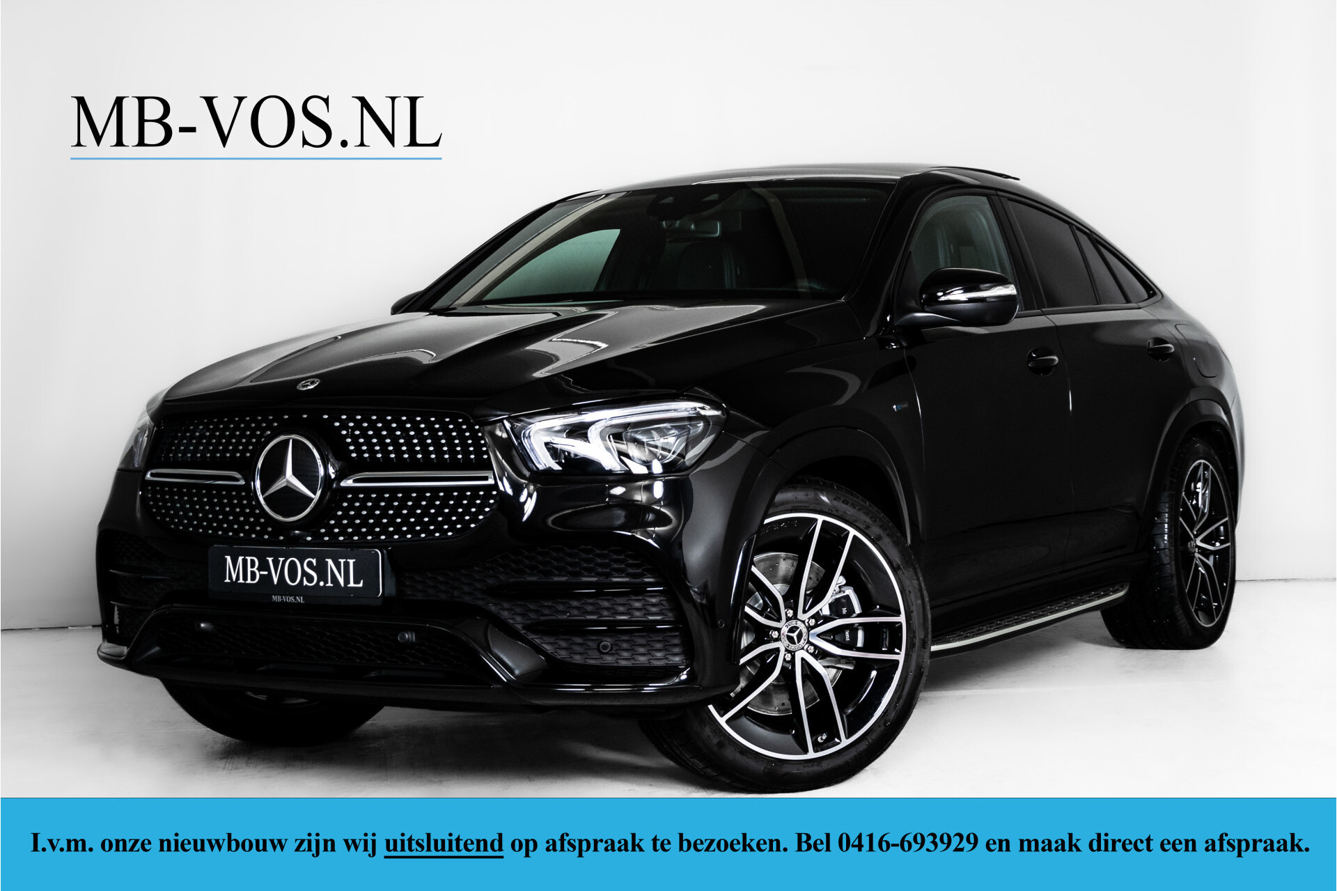 Mercedes-Benz GLE 350 e 4-M AMG Luchtvering | Trekhaak | Adaptive Cruise | 22" | Nappa | Mem | Burmester | Night Aut9 Foto 1