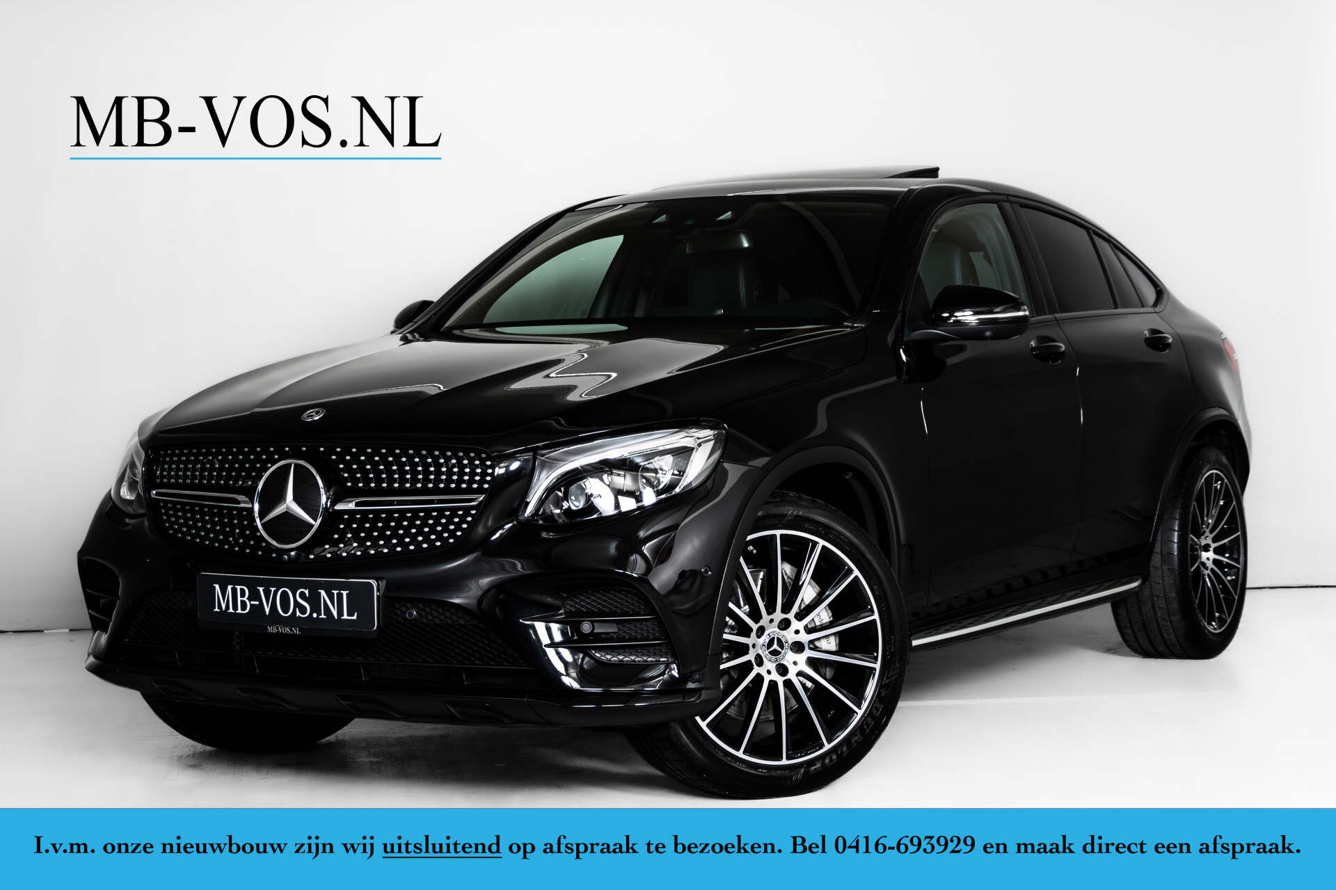 Mercedes-Benz GLC Coupé 250 4-M AMG Night | Distronic | Burmester | Schuifdak | 20" | Treeplanken | 360 camera Foto 1