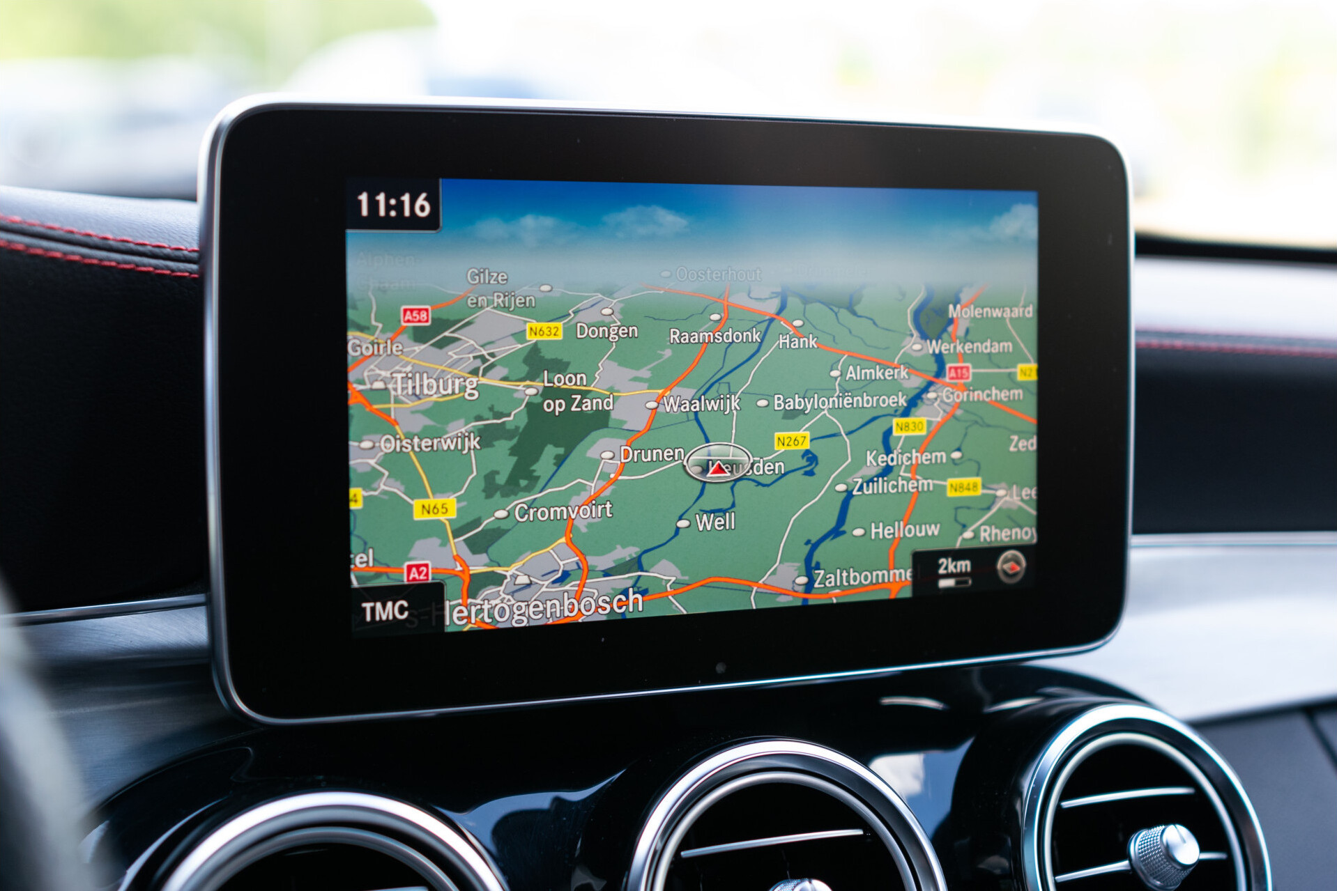 Mercedes-Benz C-Klasse Estate 43 AMG 4-M Panorama | Night | Rij-assistentie | Burmester | HUD | 360 | Auto trekhaak Aut9 Foto 10