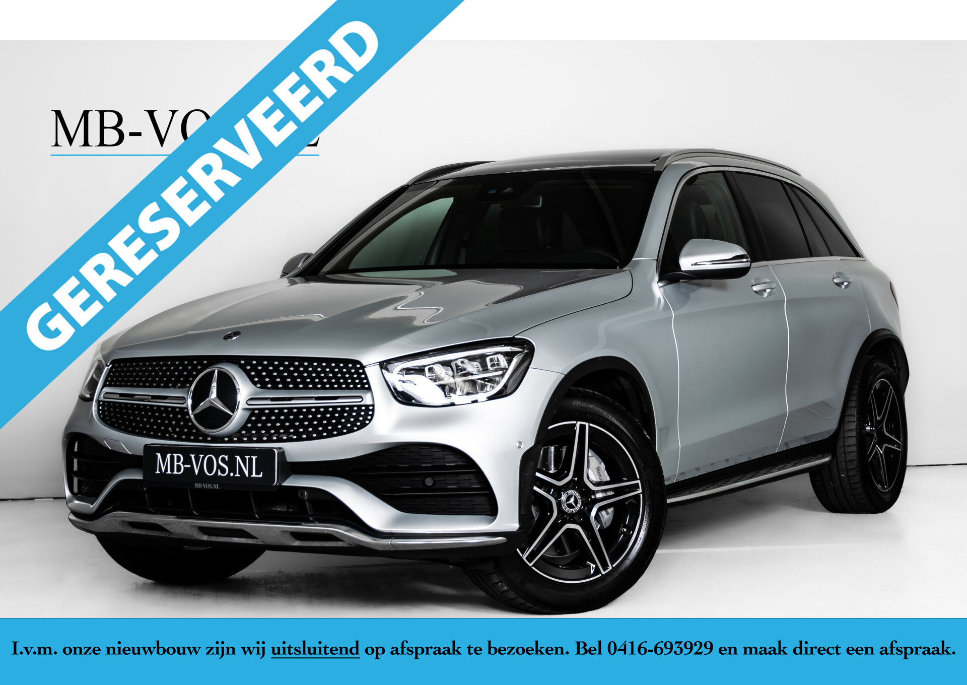 Mercedes-Benz GLC 300 4-M AMG Panorama | Keyless | Assistentiepakket | MBUX | Wegkl-trekhaak Foto 1