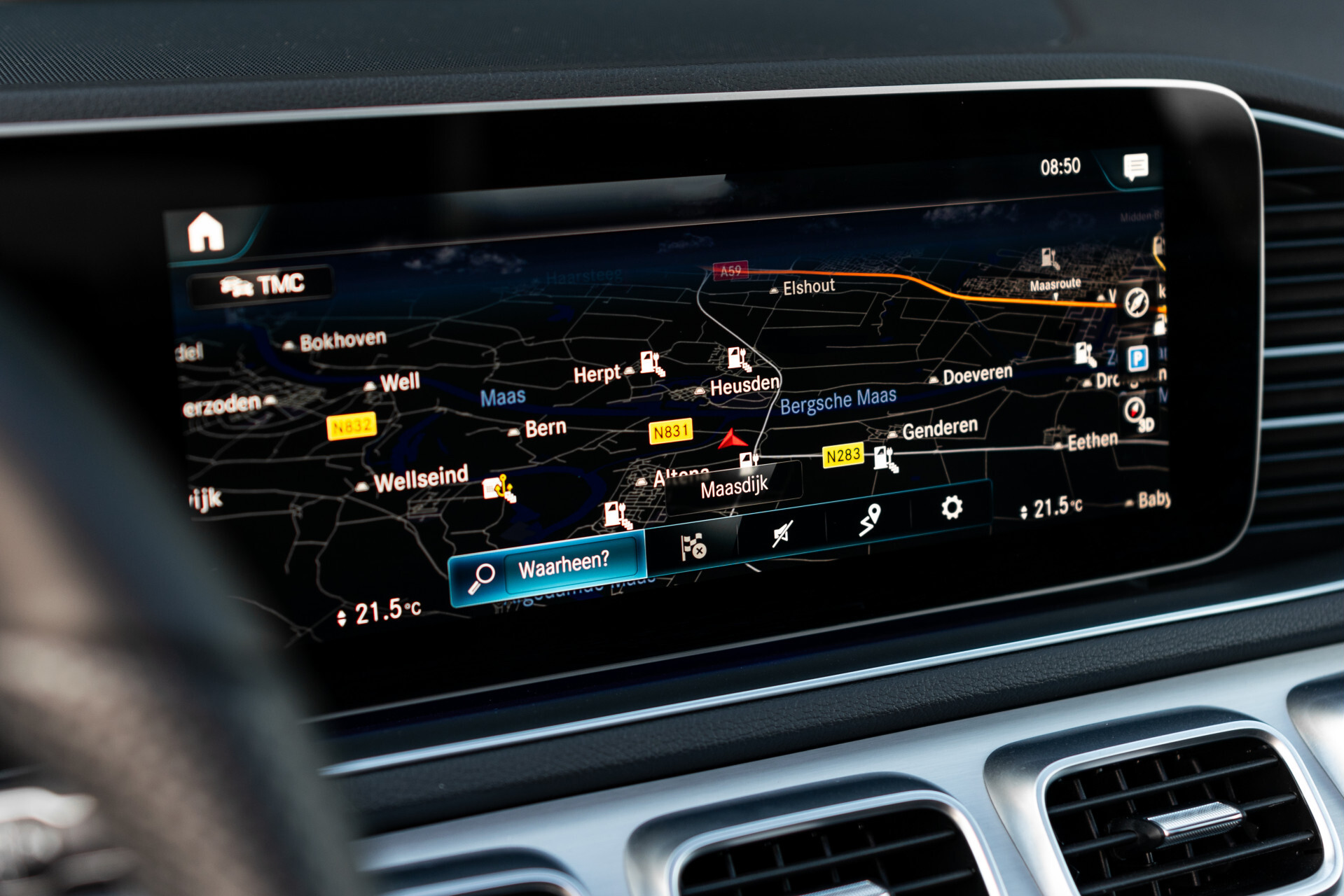 Mercedes-Benz GLE 350e 4-M AMG Night | Luchtvering | Panorama | Burmester Foto 11