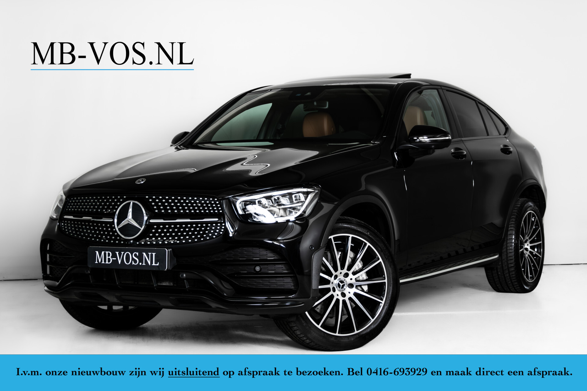 Mercedes-Benz GLC Coupé 300e 4-M AMG | Night | Schuifdak | Memory | 360 camera | SoundSysteem | 20" | Treeplanken Foto 1