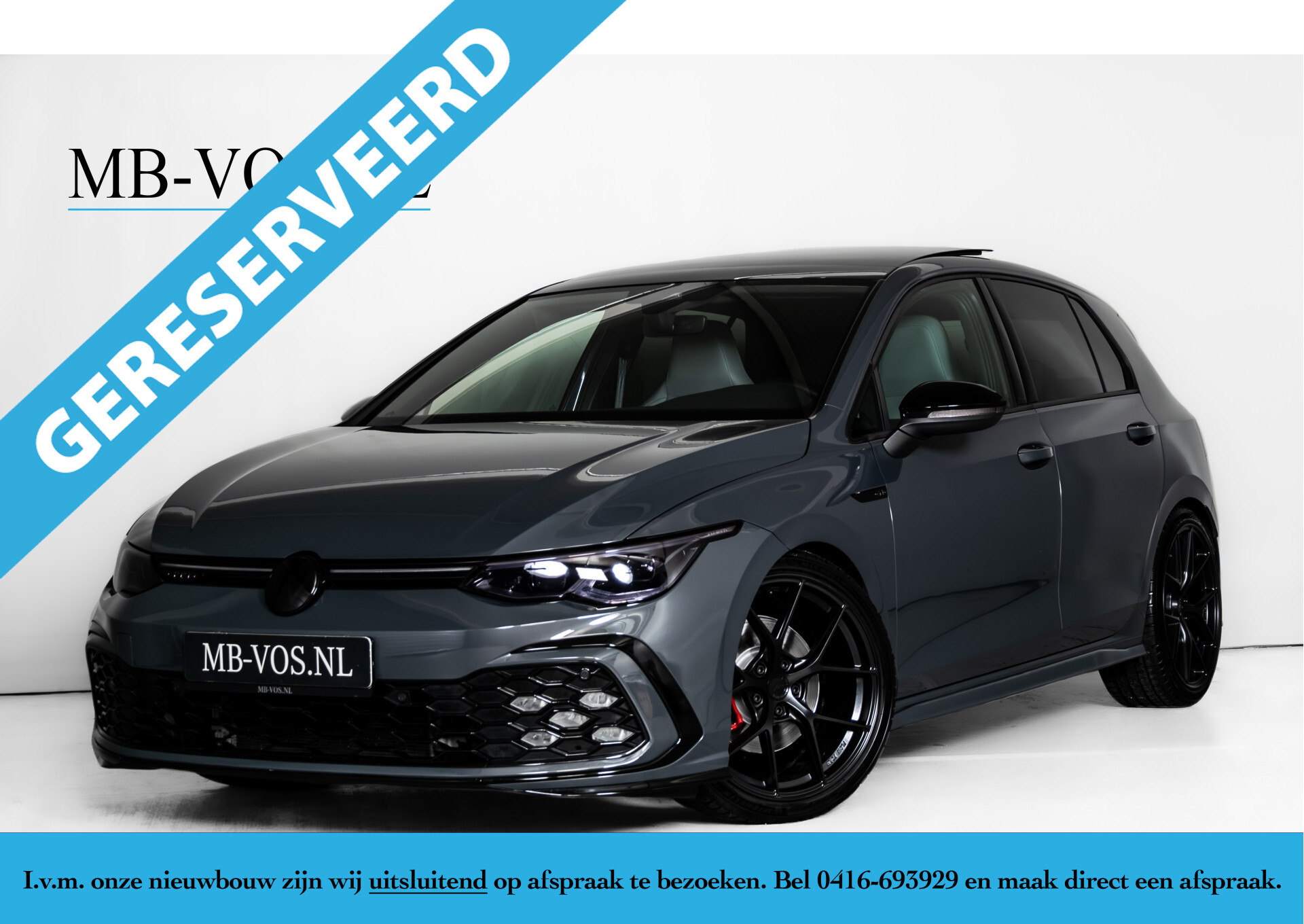 Volkswagen Golf 8 2.0 GTD IQ | Pano | Sfeer | Stoelkoeling | Leer | 19" | Blackline Aut Foto 1