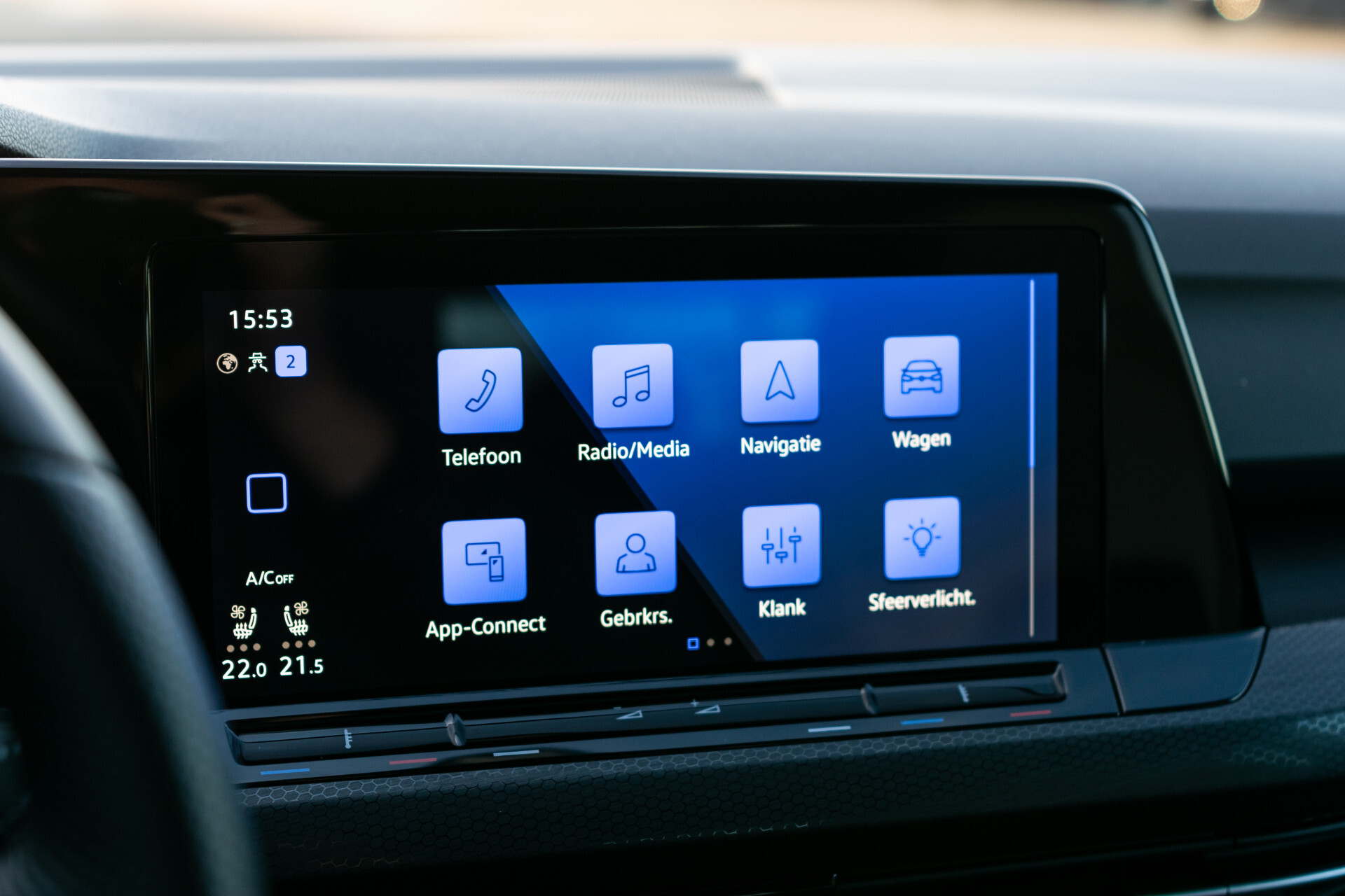 Volkswagen Golf 8 2.0 GTD IQ | Pano | Sfeer | Stoelkoeling | Leer | 19" | Blackline Aut Foto 14