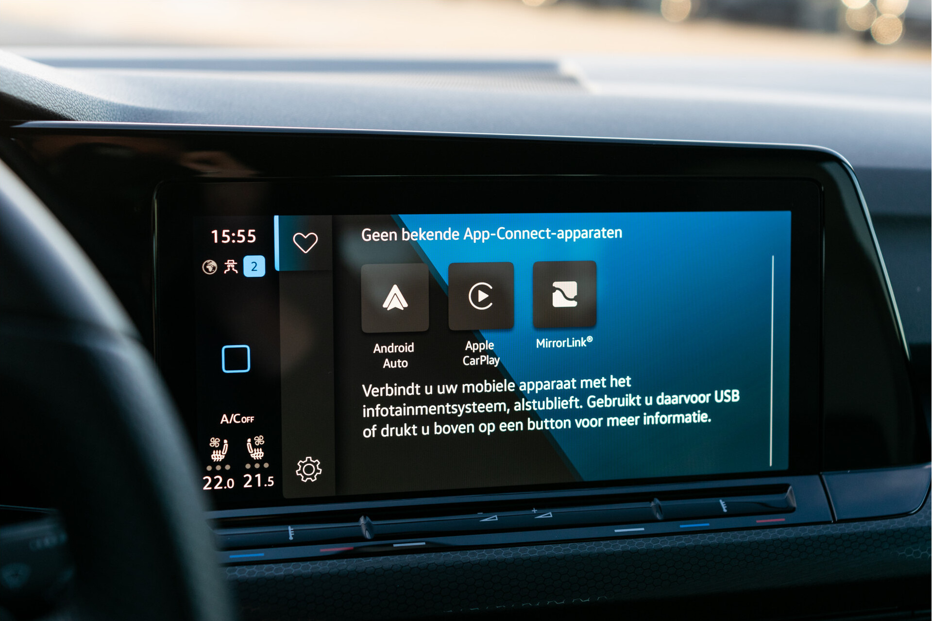 Volkswagen Golf 8 2.0 GTD IQ | Pano | Sfeer | Stoelkoeling | Leer | 19" | Blackline Aut Foto 18