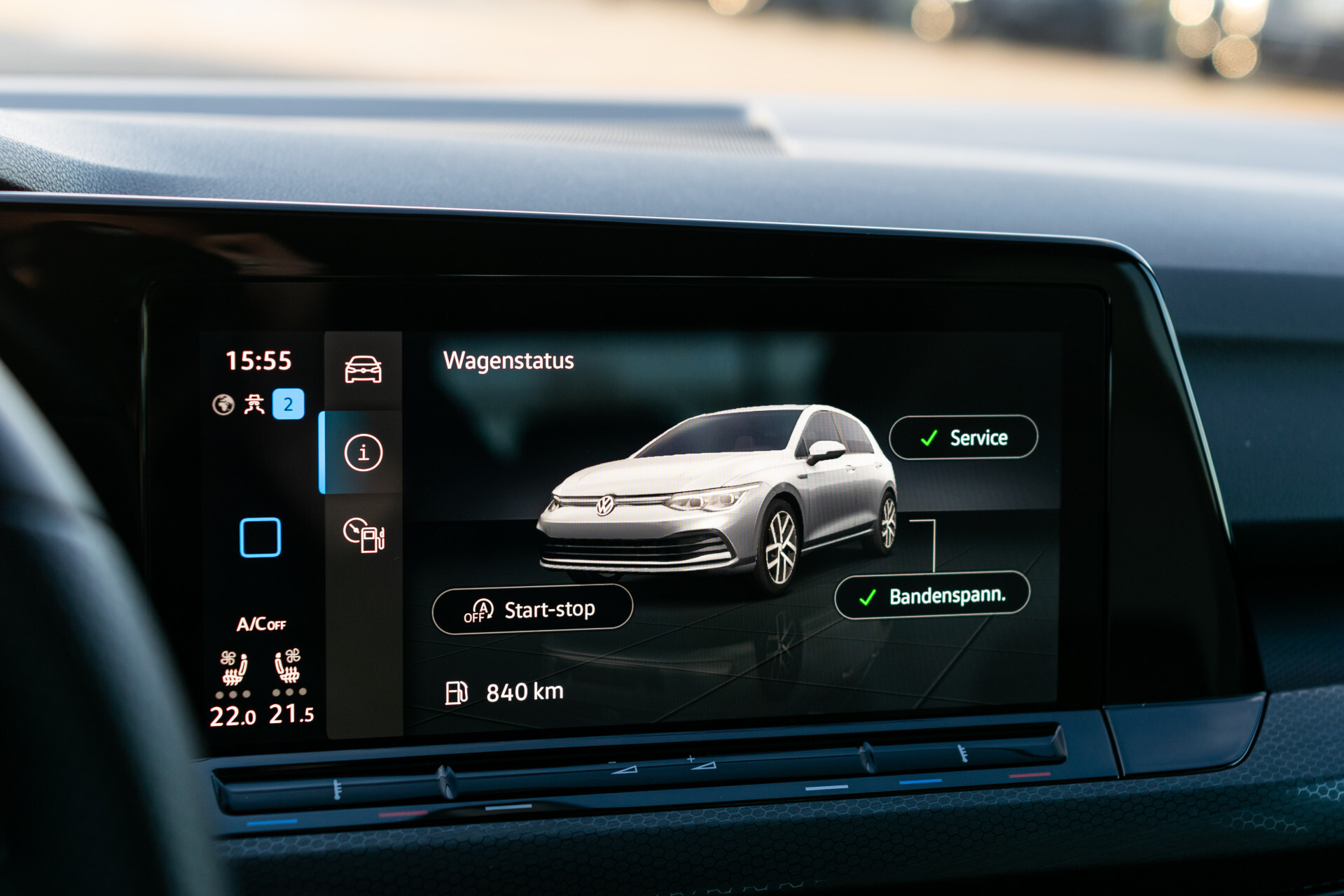 Volkswagen Golf 8 2.0 GTD IQ | Pano | Sfeer | Stoelkoeling | Leer | 19" | Blackline Aut Foto 20