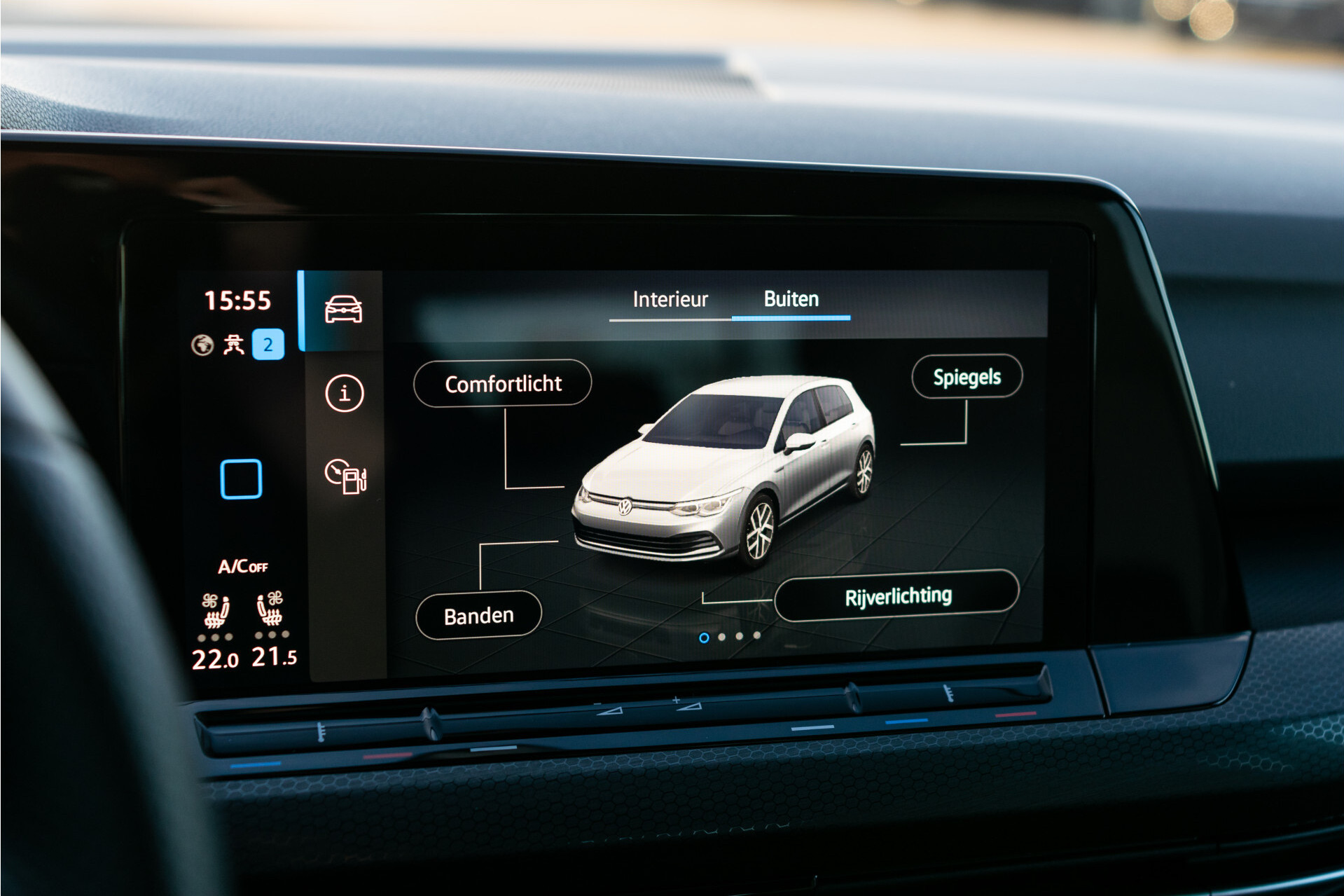 Volkswagen Golf 8 2.0 GTD IQ | Pano | Sfeer | Stoelkoeling | Leer | 19" | Blackline Aut Foto 22