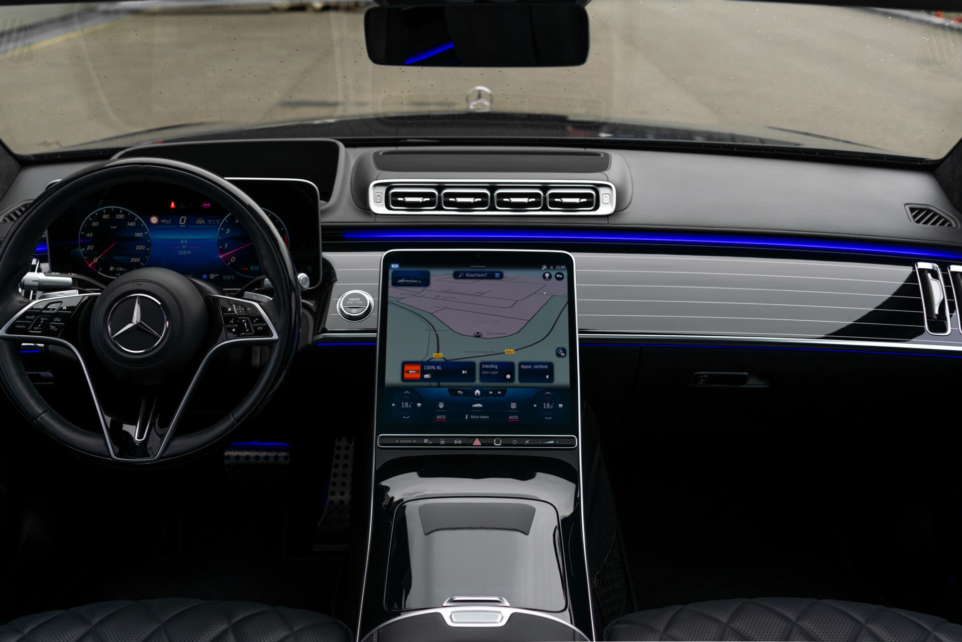 Mercedes-Benz S-Klasse 500 4-M Lang AMG First Class | Klaptafels | Burmester 4D | Manufaktur | 4xMassage | Standkachel | 3xTV | Achterasbesturing | 21" Foto 38