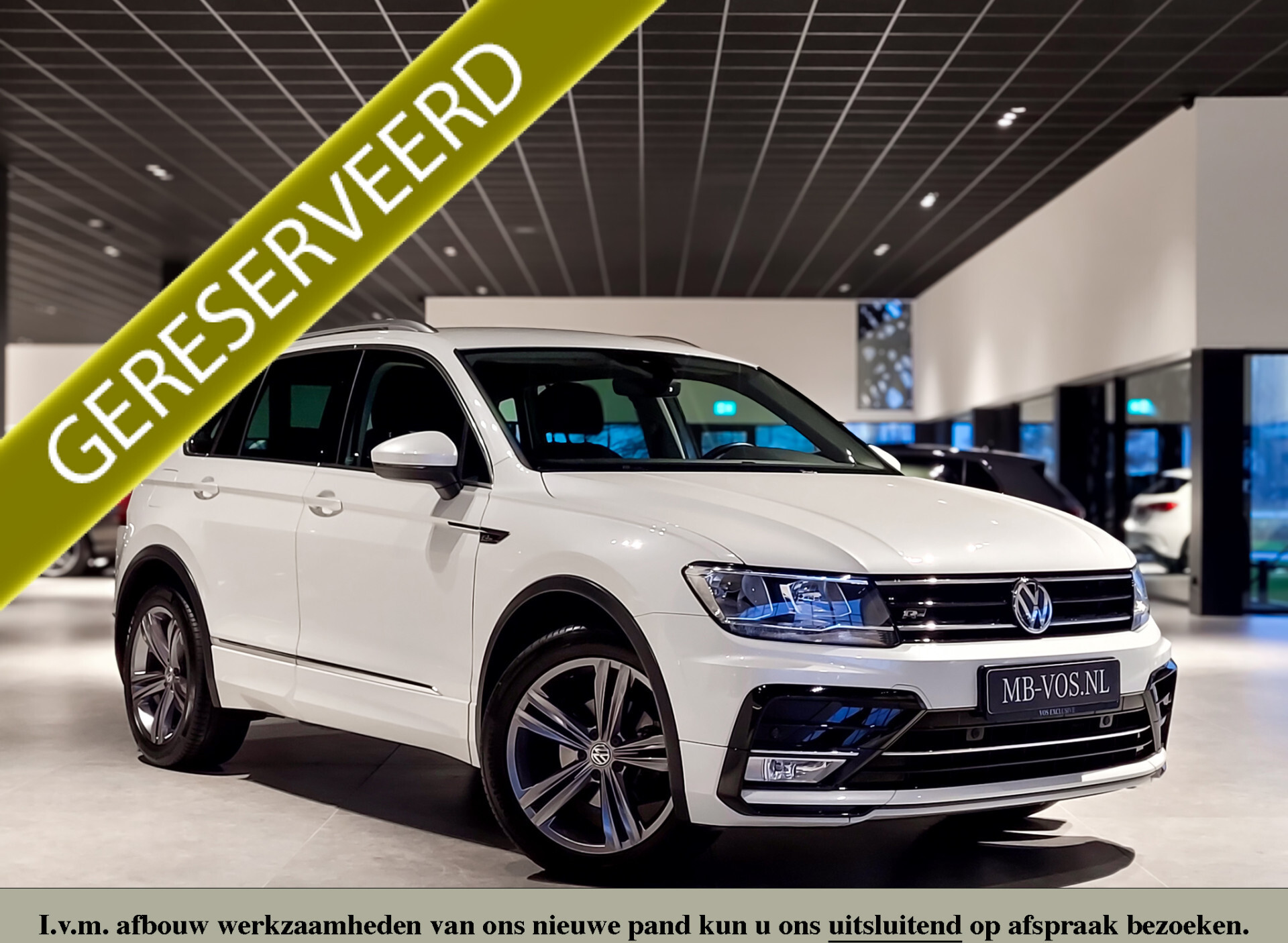 Volkswagen Tiguan 1.4 TSI R-Line Fullmap Navi | Carplay | ECC | DAB | 17" | Privacyglas | PDC Foto 1