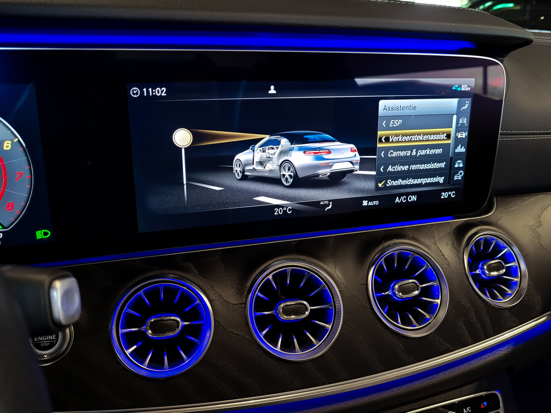 Mercedes-Benz E-Klasse Cabrio 350 AMG Night | Nappa | Rij-assistentie | Burmester | Widescreen | Mem | 20" | Dynamic Body Control Foto 15