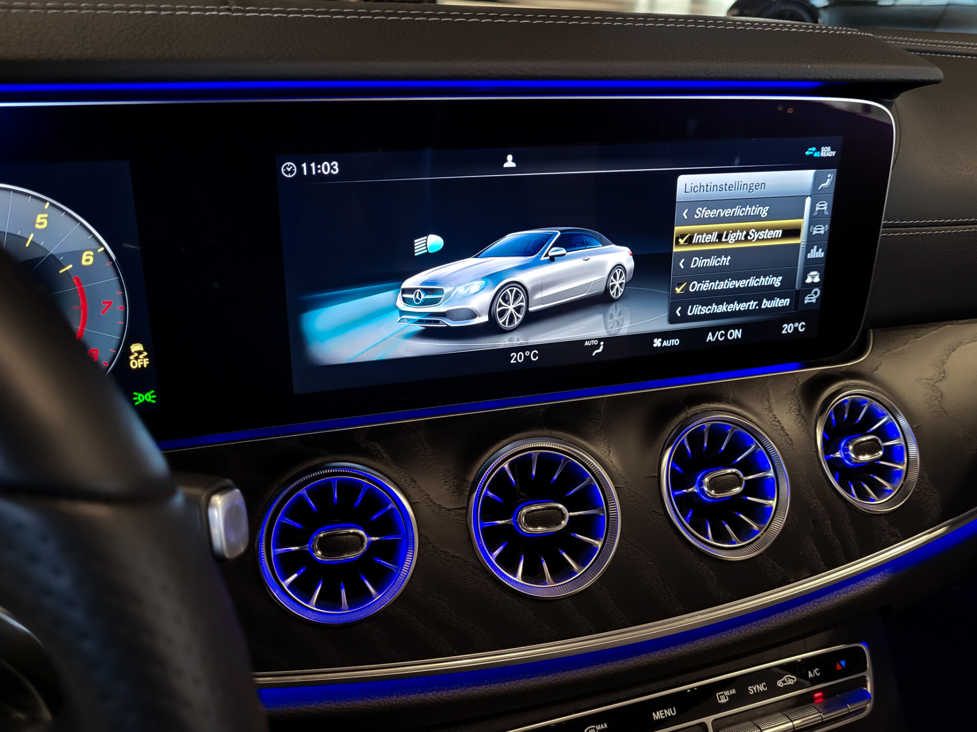 Mercedes-Benz E-Klasse Cabrio 350 AMG Night | Nappa | Rij-assistentie | Burmester | Widescreen | Mem | 20" | Dynamic Body Control Foto 29