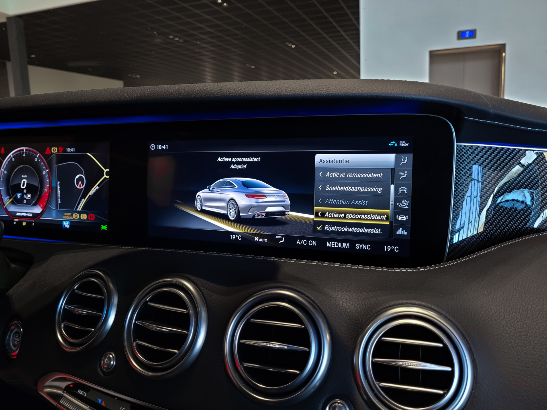 Mercedes-Benz S-Klasse Coupé 63 AMG 4M+ Carbon | Massage | Night | Rij-assistentie | HUD | Burmester | New Service Foto 32