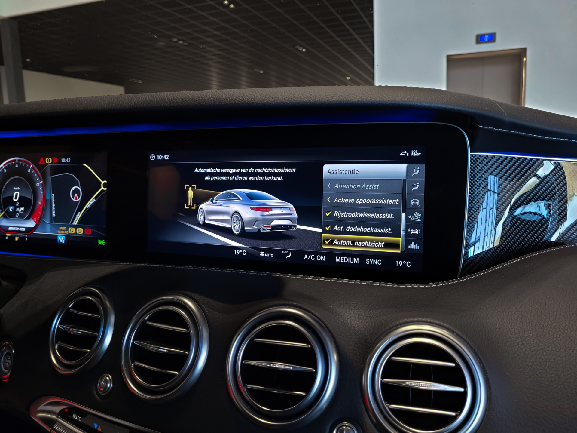 Mercedes-Benz S-Klasse Coupé 63 AMG 4M+ Carbon | Massage | Night | Rij-assistentie | HUD | Burmester | New Service Foto 38