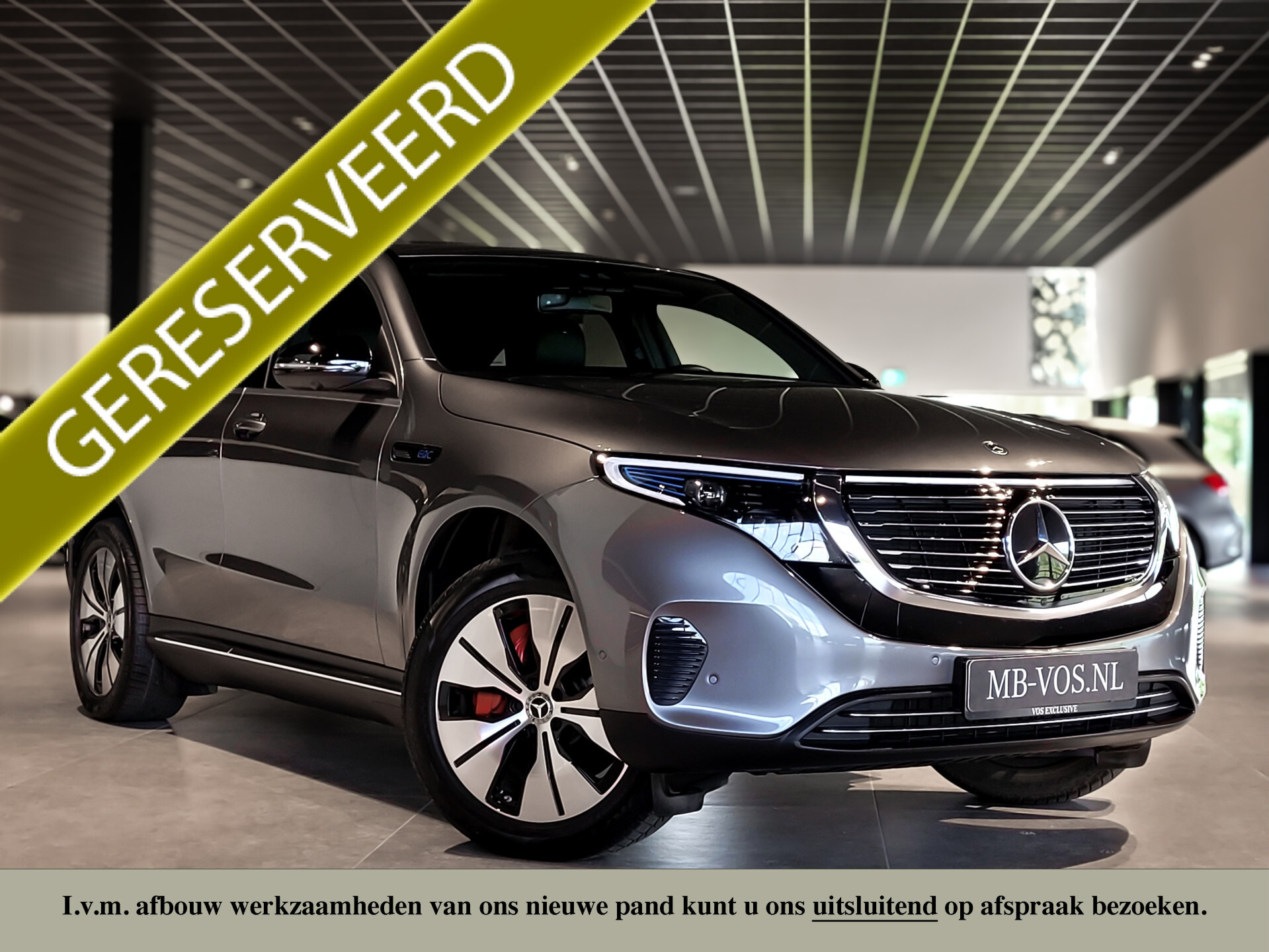 Mercedes-Benz EQC 400 4-M 80 kWh Schuif/kanteldak | MBUX | 360 camera | Soundsystem | MULTIBEAM LED | DAB Foto 1