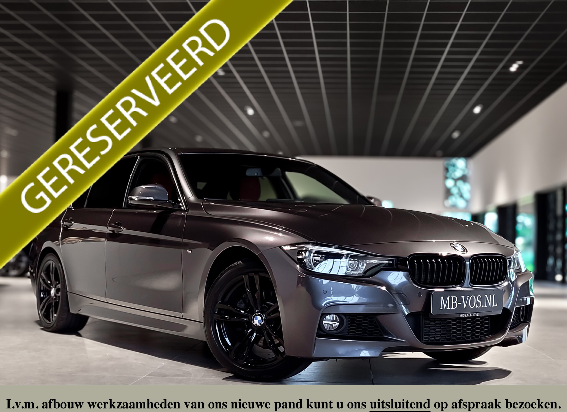 BMW 3 Serie 318i Edition M Sport Shadow High Executive Camera | Hifi | Dab | 18" | ECC | LED | Korralrot leder Foto 1