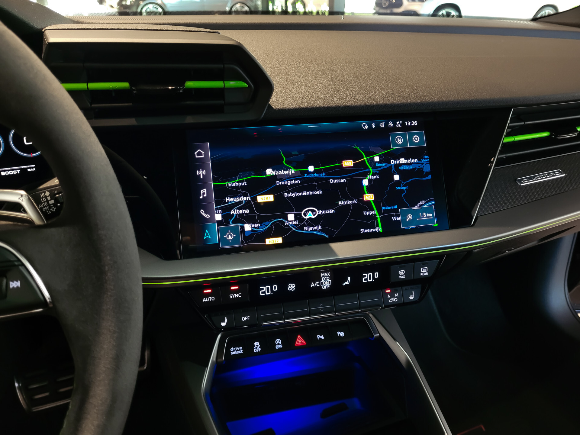 Audi RS3 Limousine 2.5 TFSI Quattro 400pk Hulk Edition B&O | Panorama | Adaptive Cruise | Keyless | Sportstoelen | Fijnnappa | Carbon | Full LED Foto 17